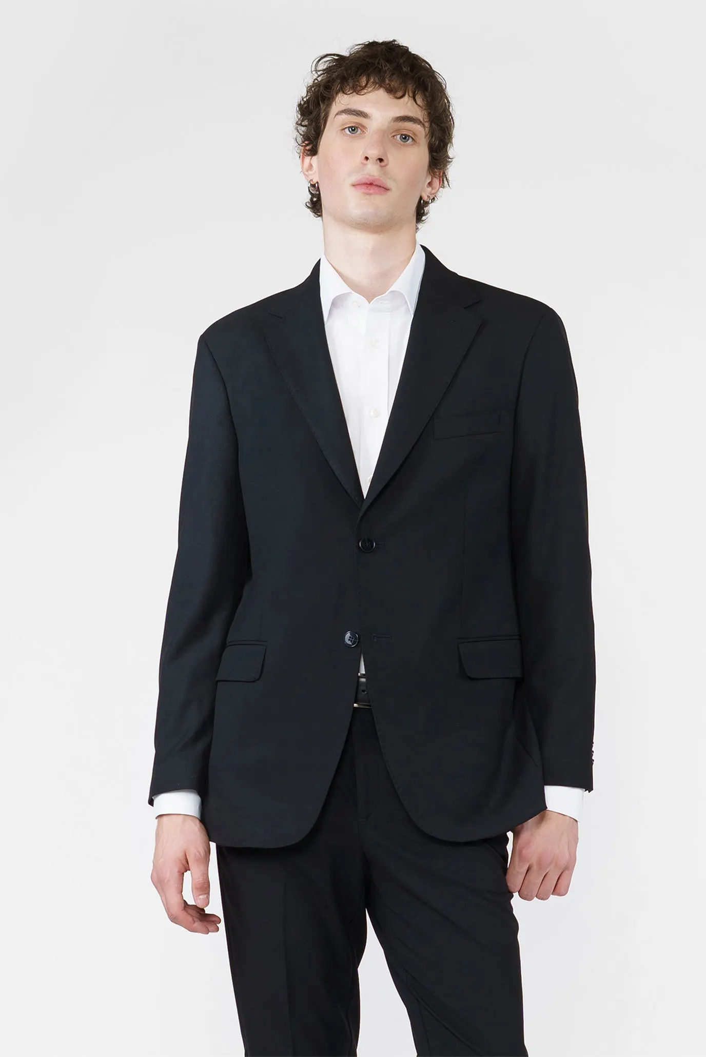 Чоловічий чорний піджак 3