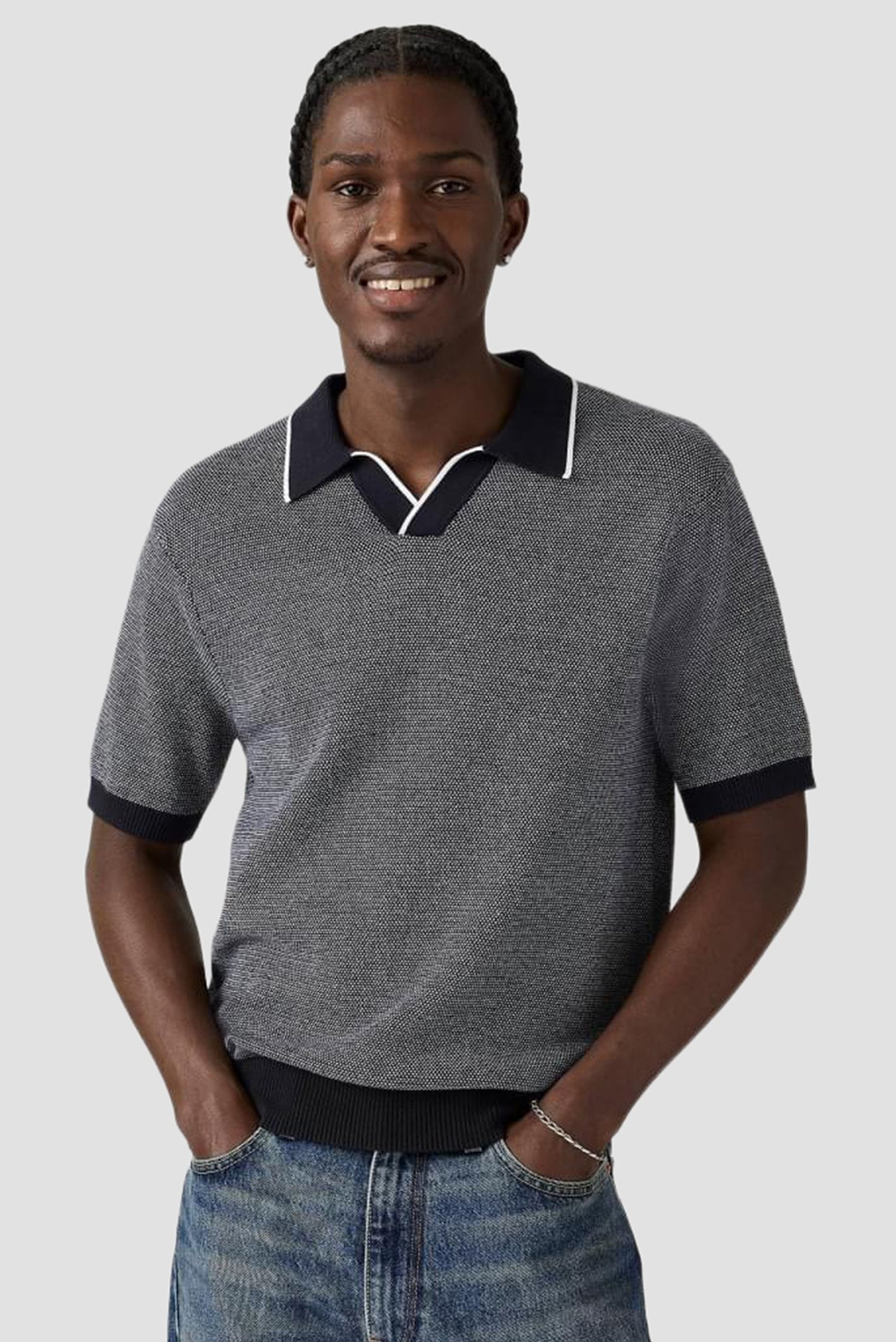 Мужское темно-синее поло Синий XL Levi’s® 003RA;0000 Мужское темно-синее поло Синий XL Levi’s® 003RA;0000