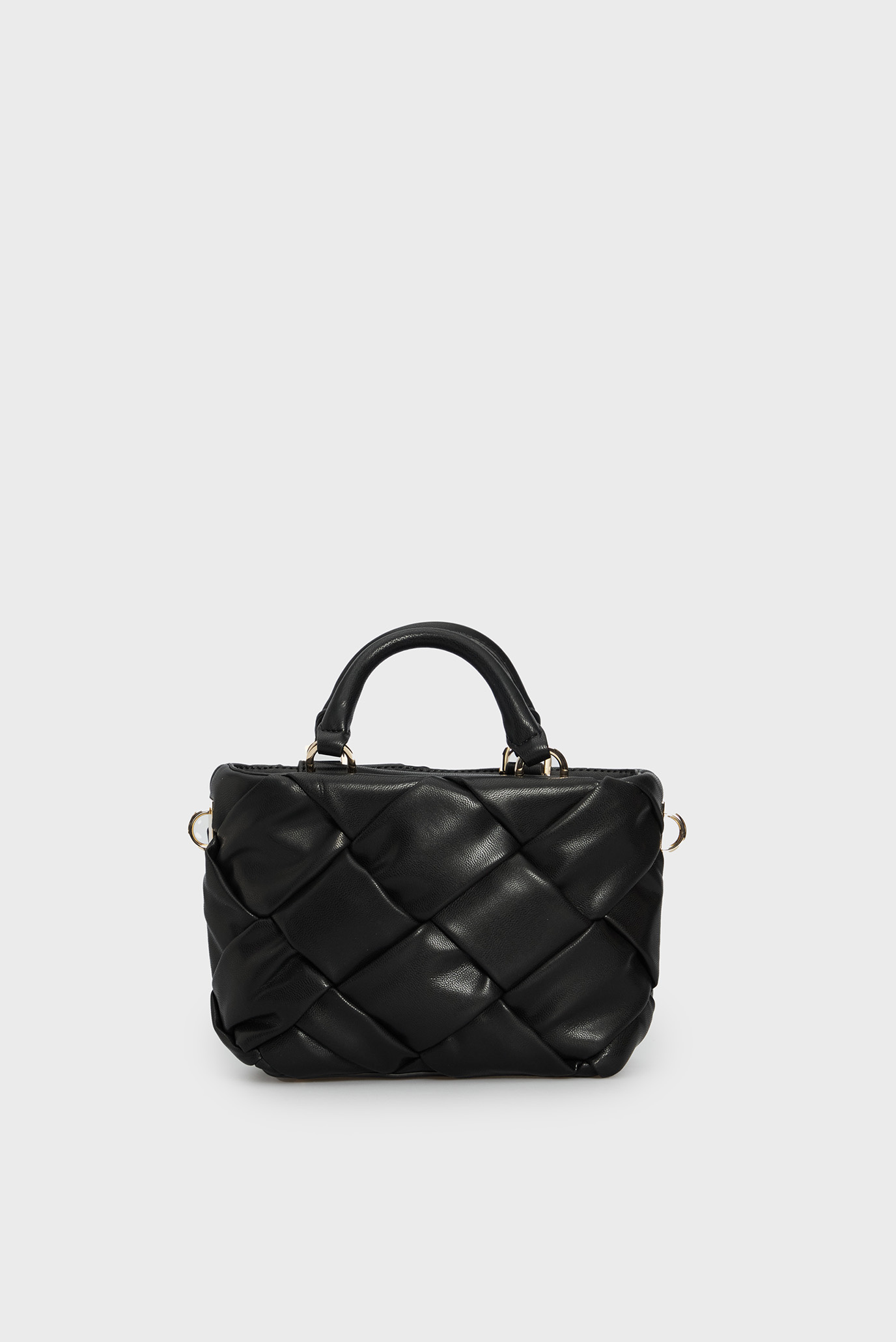 Жіноча чорна сумка ZAINA MINI SATCHEL Guess HWWG8986760 — MD-Fashion