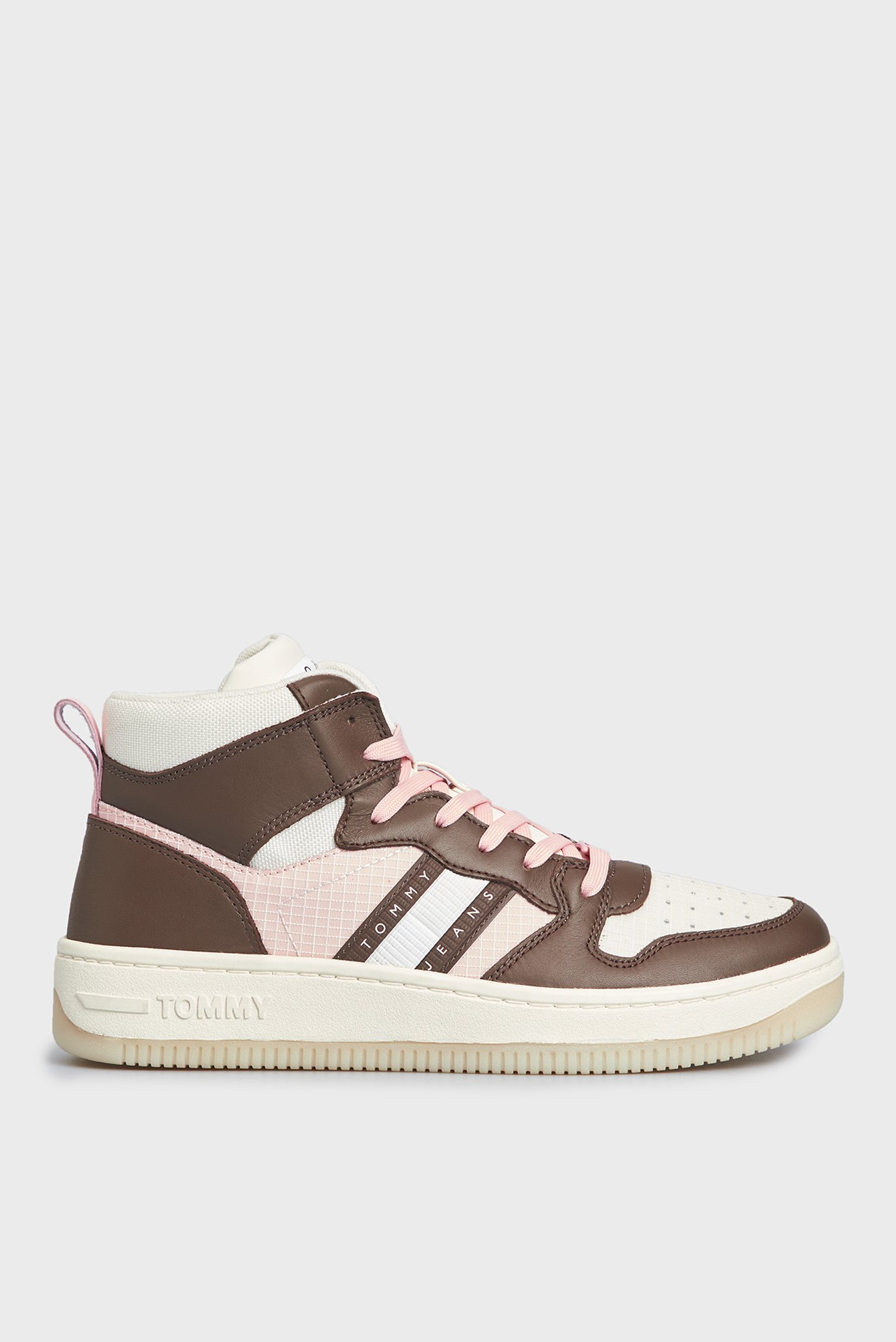 Женские коричневые хайтопы TJW RETRO BASKET RIPSTOP MIX MC Коричневый 36 Tommy Jeans EN0EN02350 Женские коричневые хайтопы TJW RETRO BASKET RIPSTOP MIX MC Коричневый 36 Tommy Jeans EN0EN02350