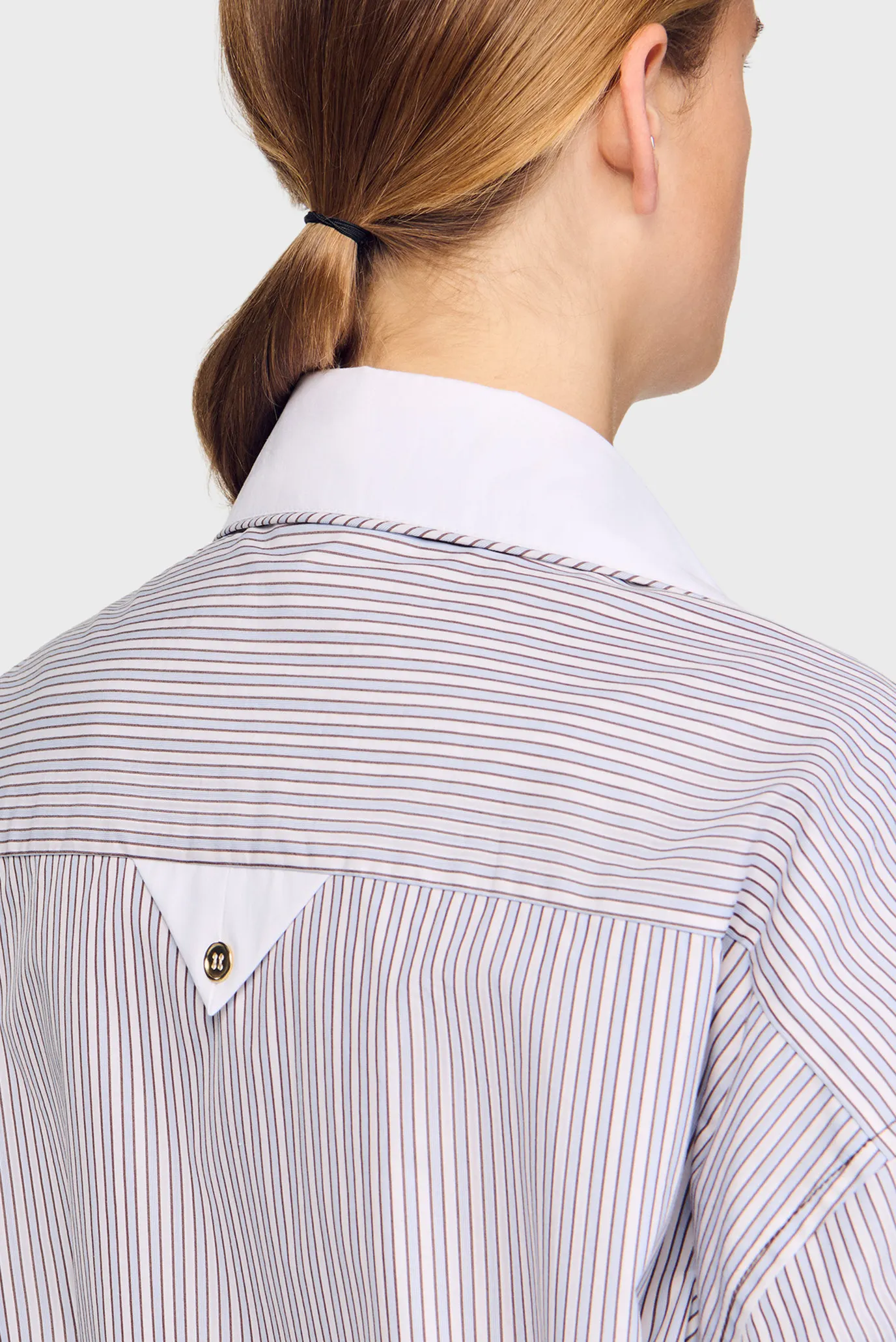 Жіноча сорочка у смужку 4