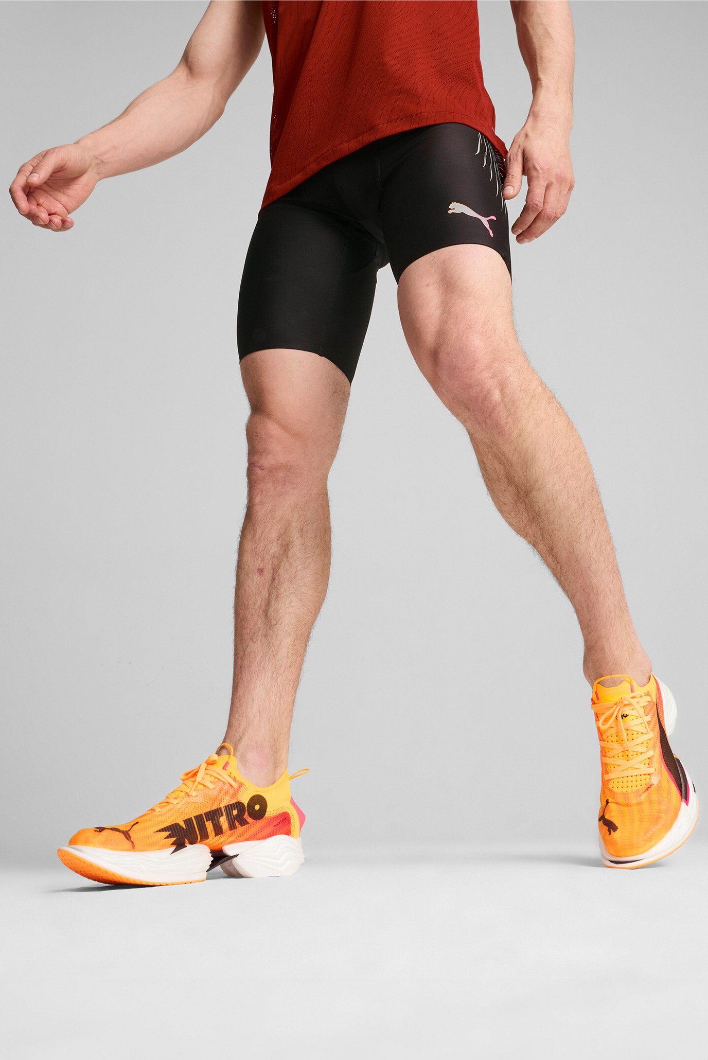 Чоловічі чорні велосипедки PUMA RUN Elite Short Tights Men 1