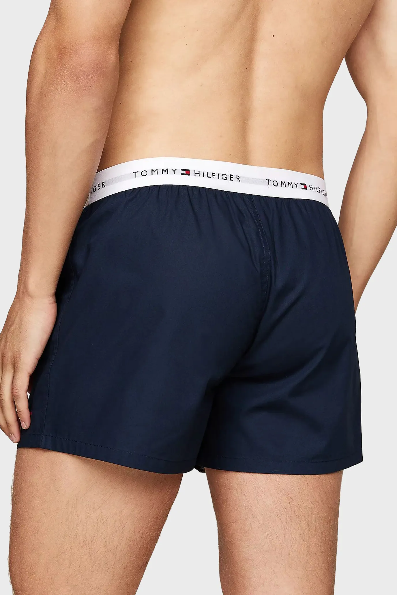 Мужские темно-синие трусы (2 шт) 2P WOVEN BOXER 3
