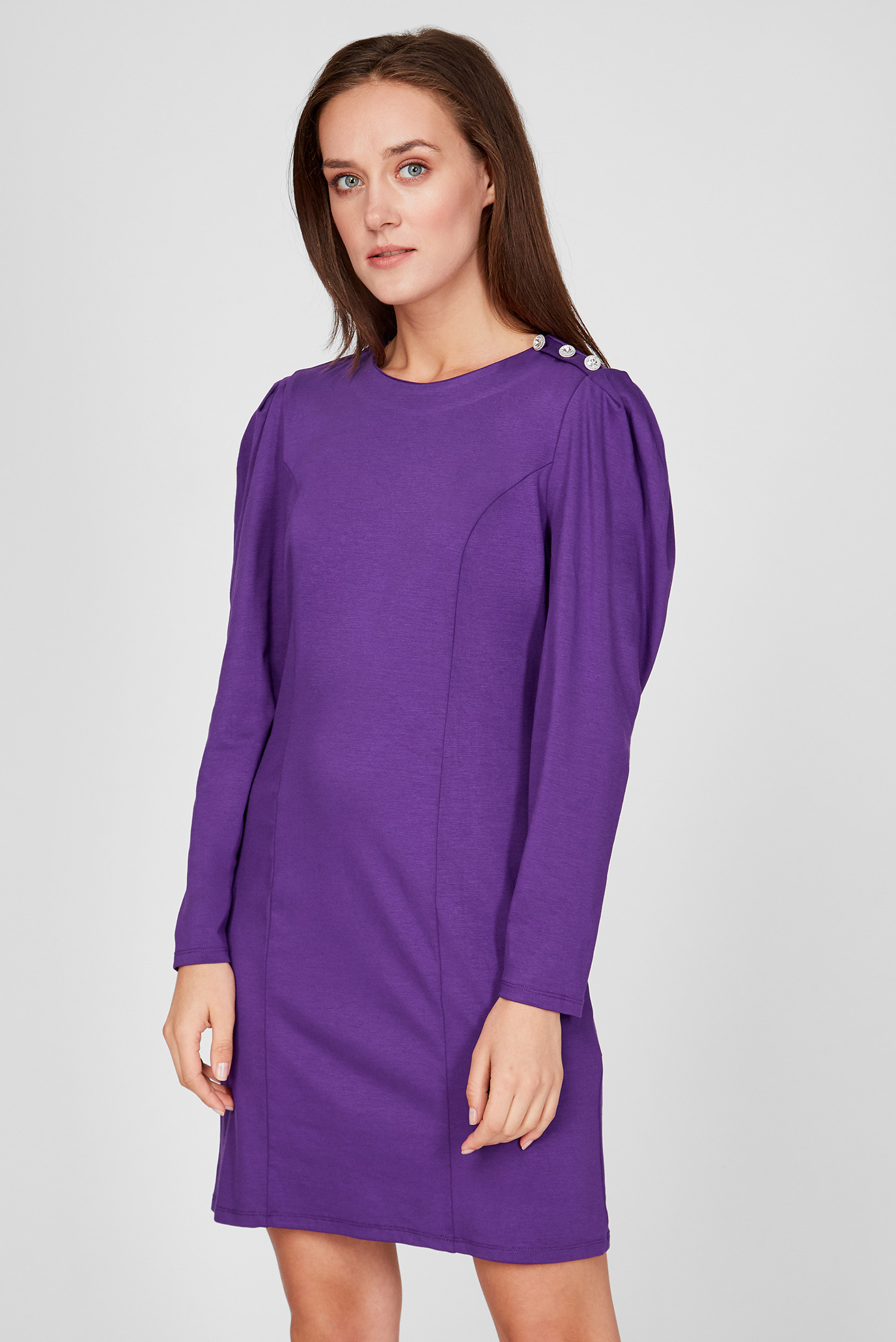 Женское фиолетовое платье 1