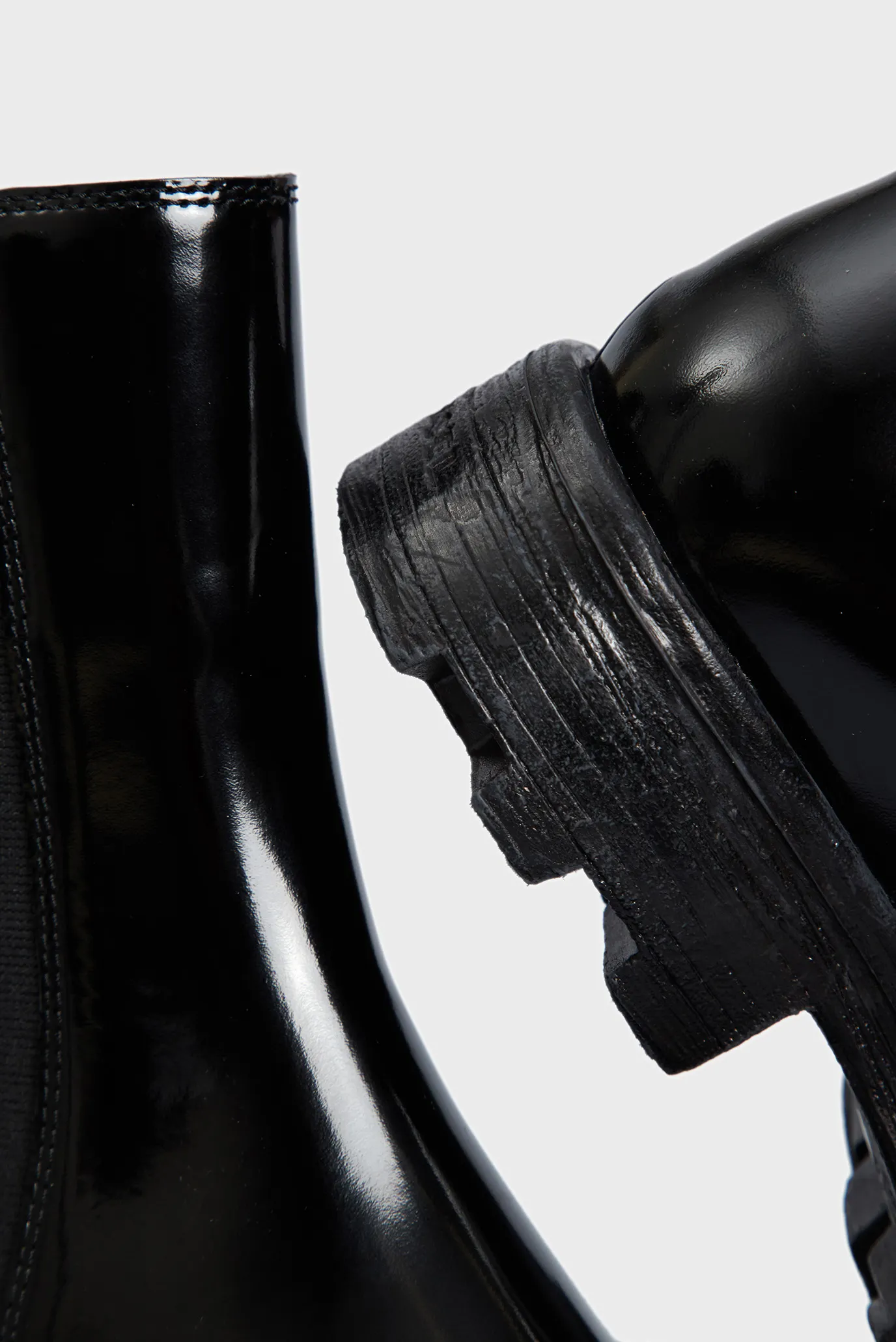 Жіночі чорні шкіряні челсі HAMMER / D-HAMMER 4