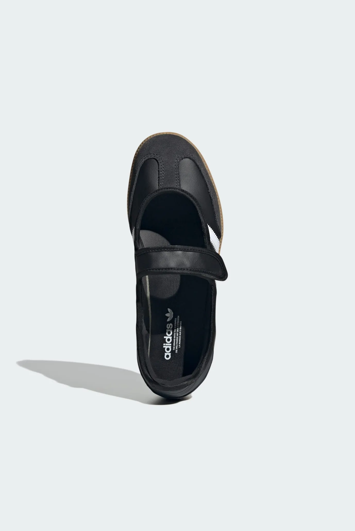 Жіночі чорні шкіряні балетки Samba OG 2