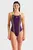 Женский фиолетовый купальник CLEAR LINES SWIMSUIT V BACK LB