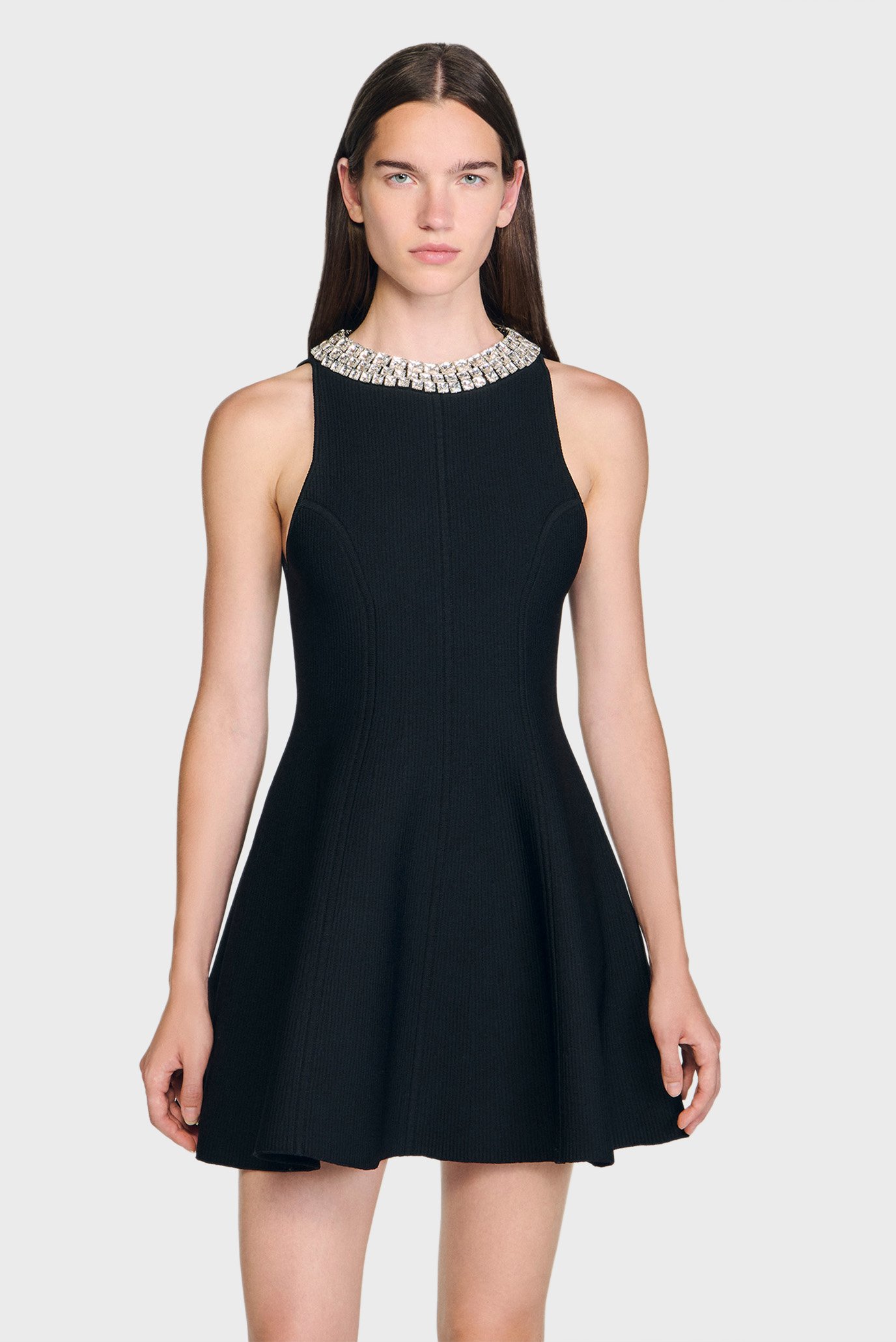 Женское черное платье Черный 34 Sandro SFPRO04586_Black Женское черное платье Черный 34 Sandro SFPRO04586_Black