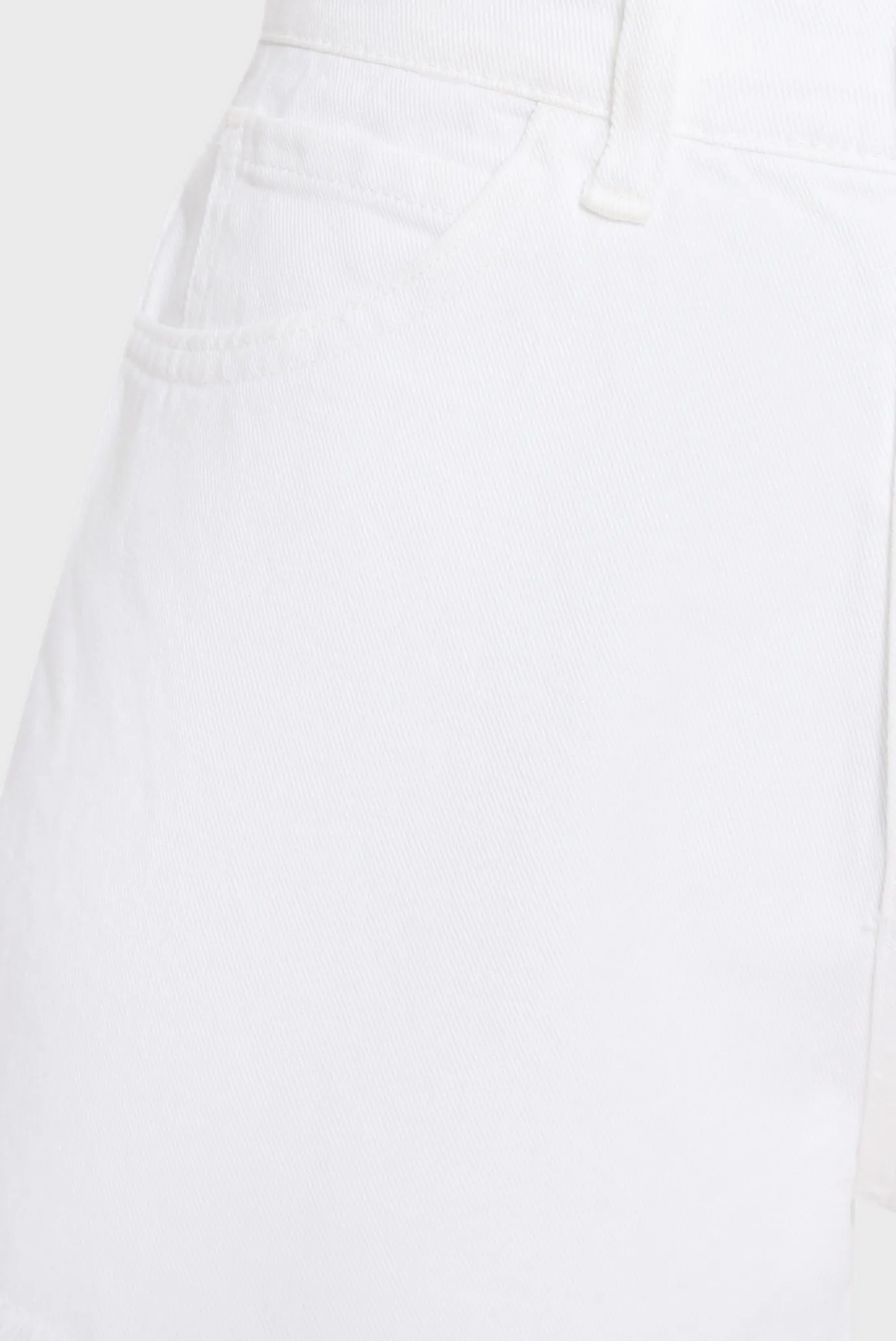 Женские белые джинсовые шорты 3