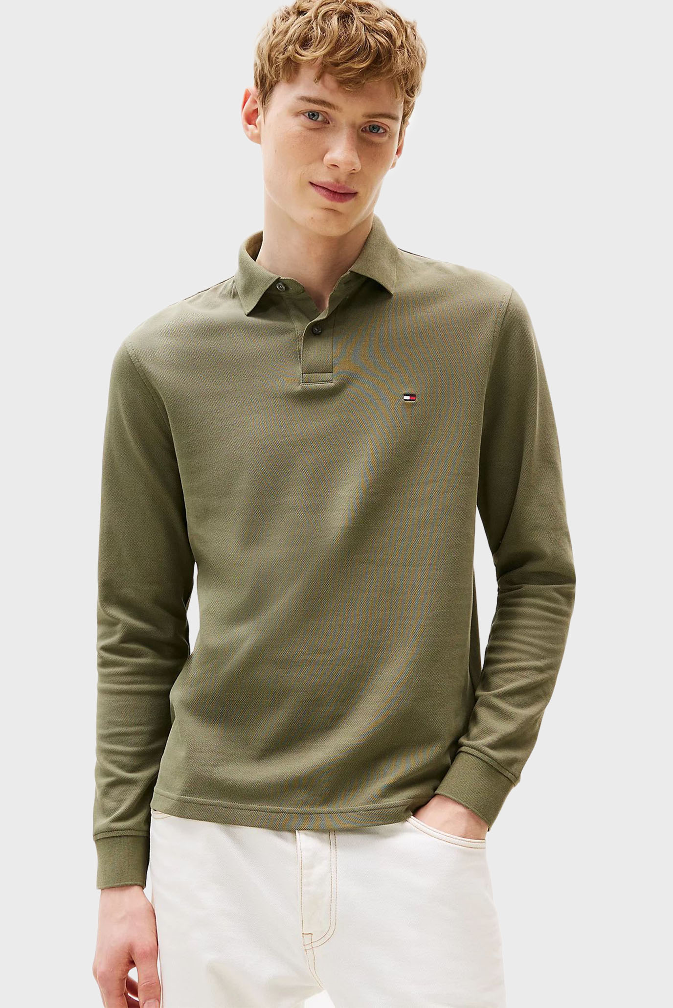 Мужское оливковое поло 1985 REGULAR Оливковый XXL Tommy Hilfiger MW0MW20183 Мужское оливковое поло 1985 REGULAR Оливковый XXL Tommy Hilfiger MW0MW20183