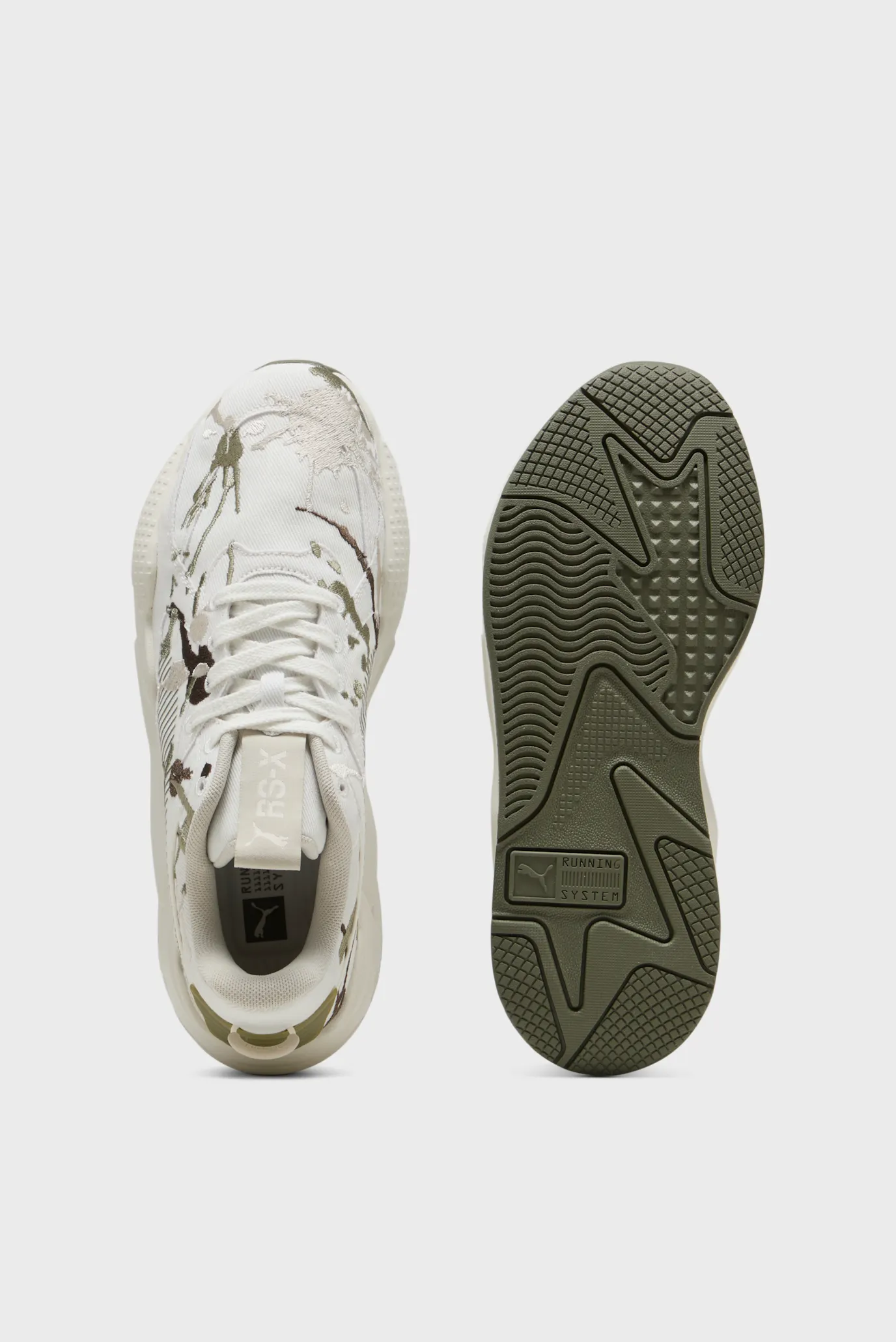 Белые кроссовки RS-X Splatters Sneakers Unisex 4