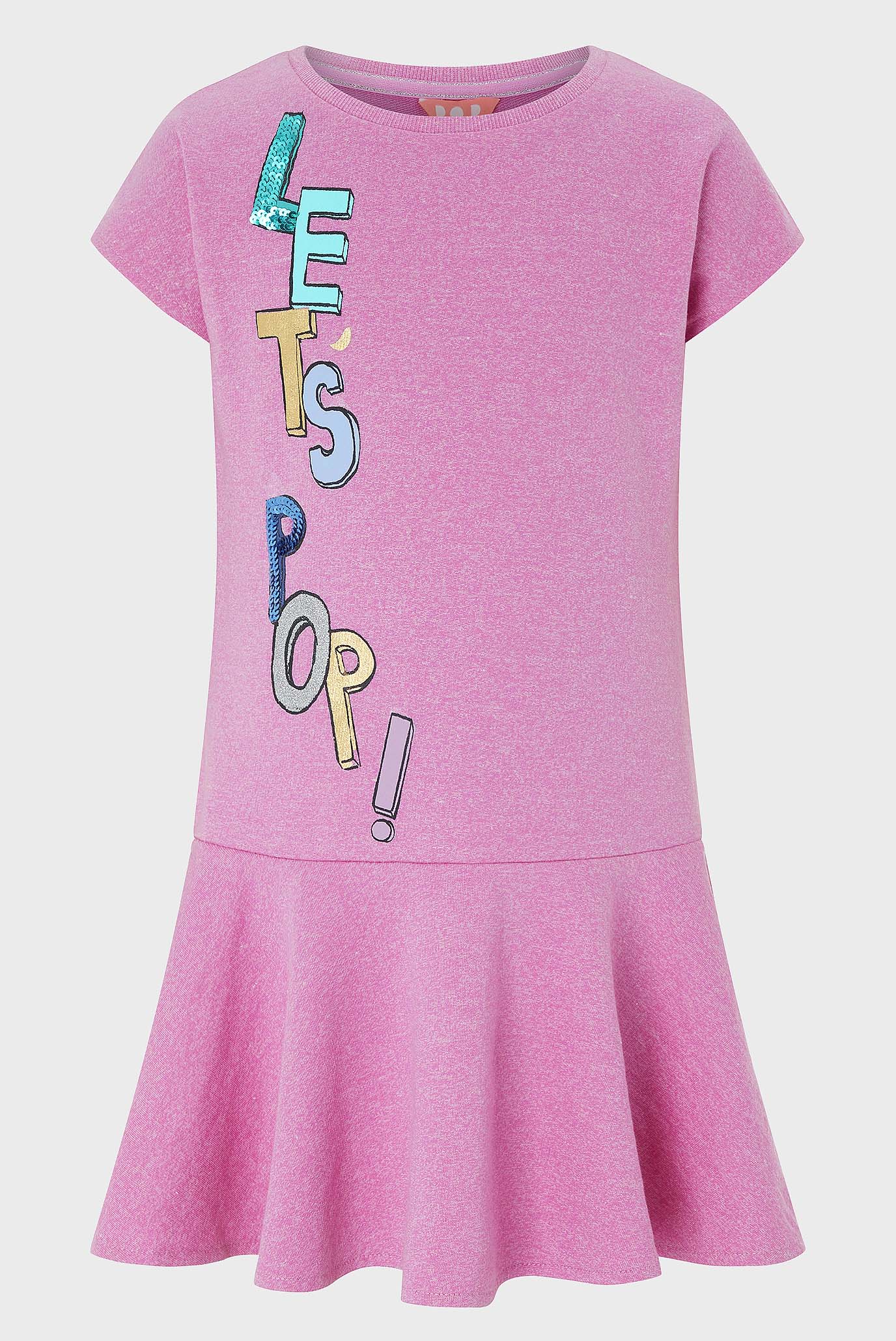 Детское розовое платье Let's Pop 1