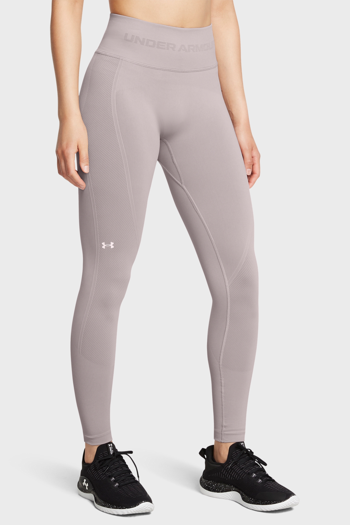 Женские серые тайтсы UA Train Seamless Legging 1