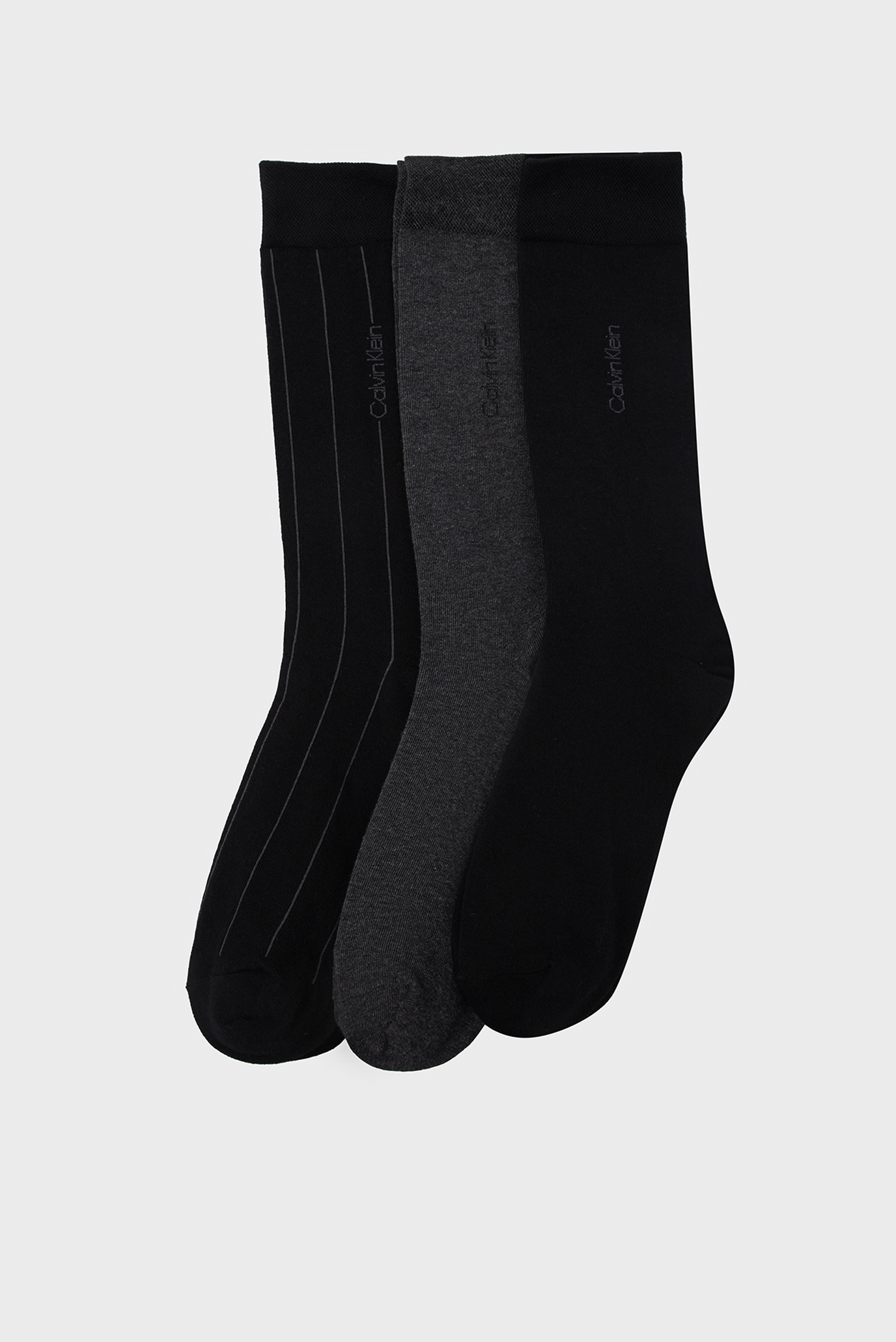 Мужские носки (3 пары) CK MEN SOCK 3P STRIPE GIFTBOX 1