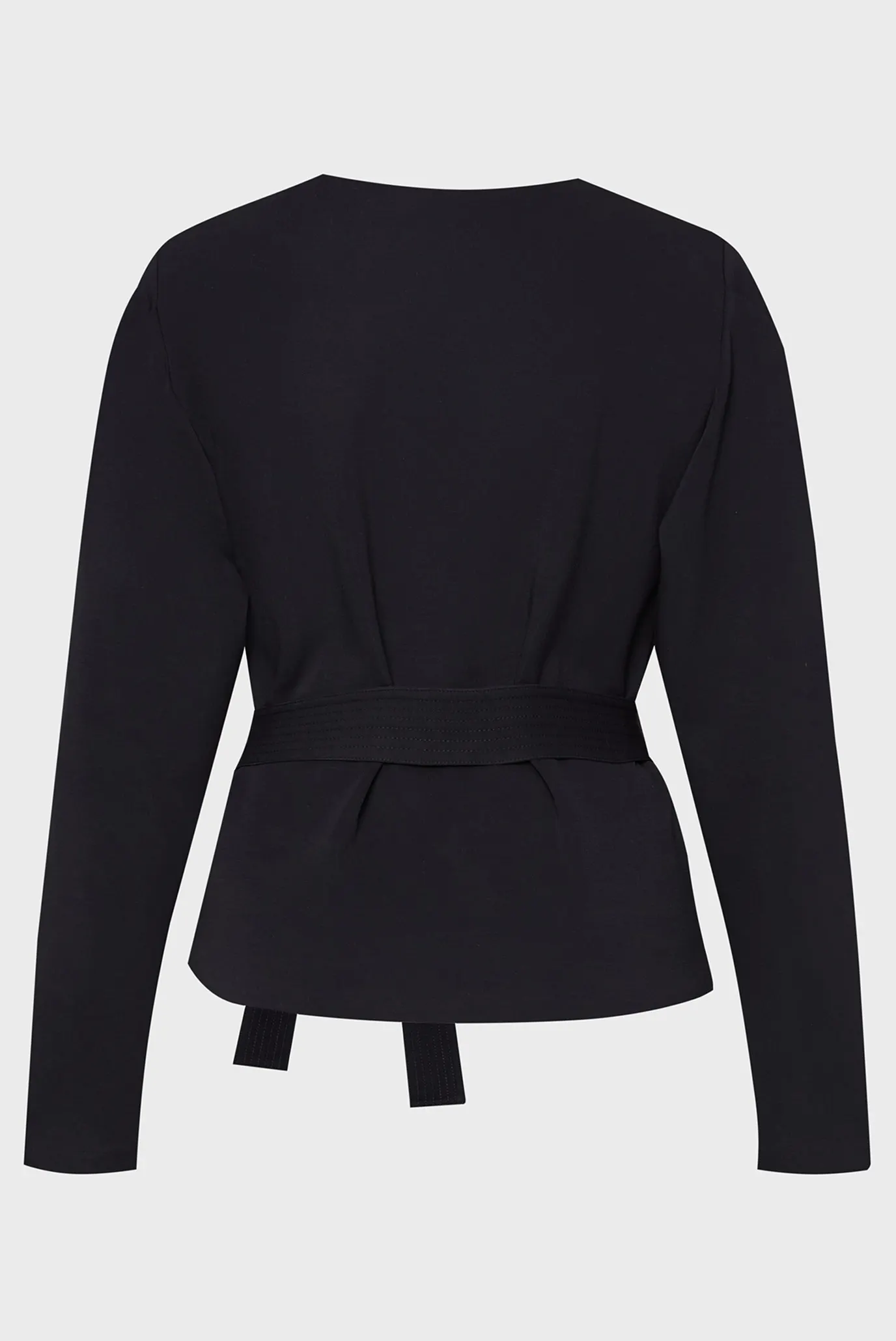 Жіночий чорний світшот DOUBLE JERSEY 2