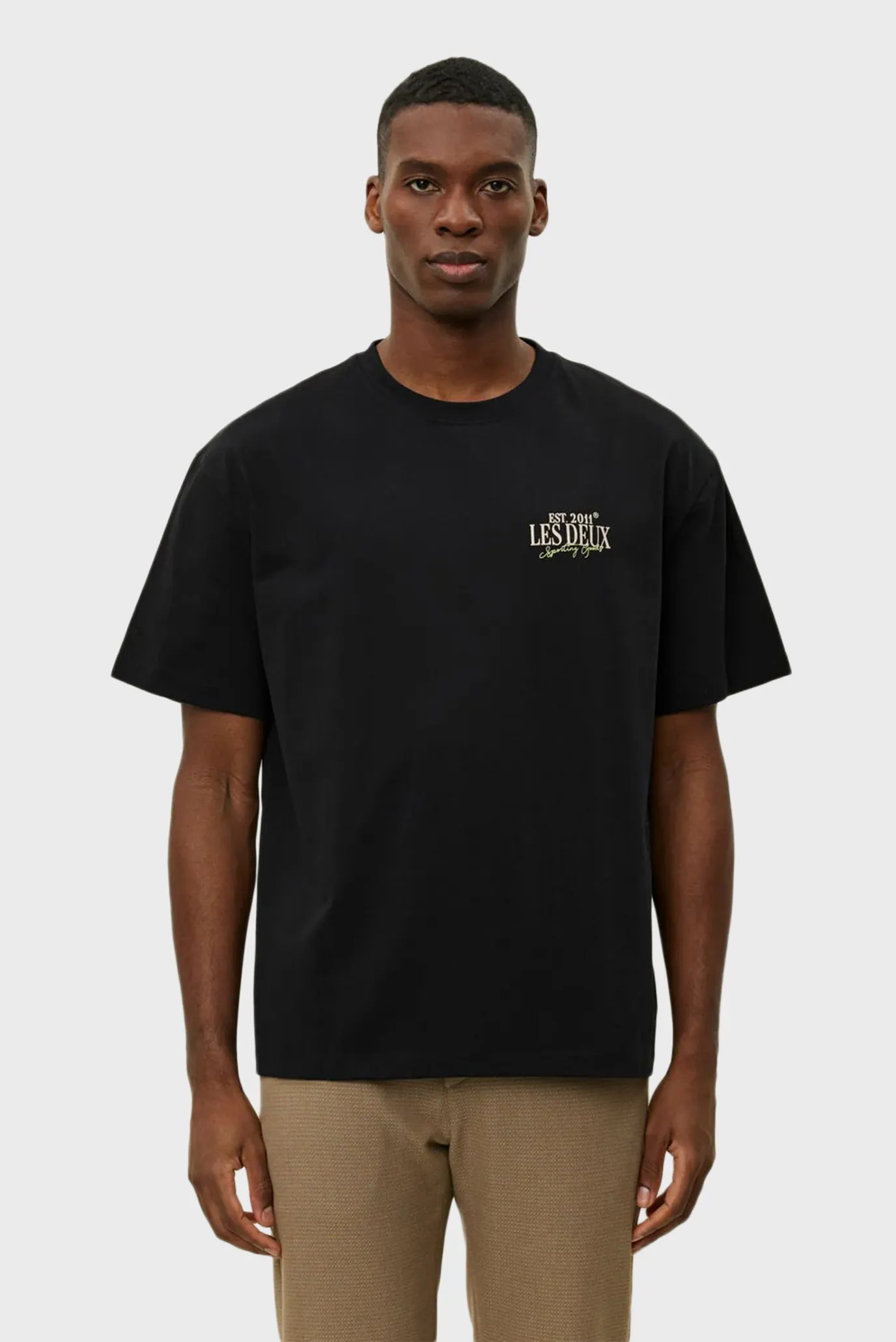 Мужская черная футболка Allen 2