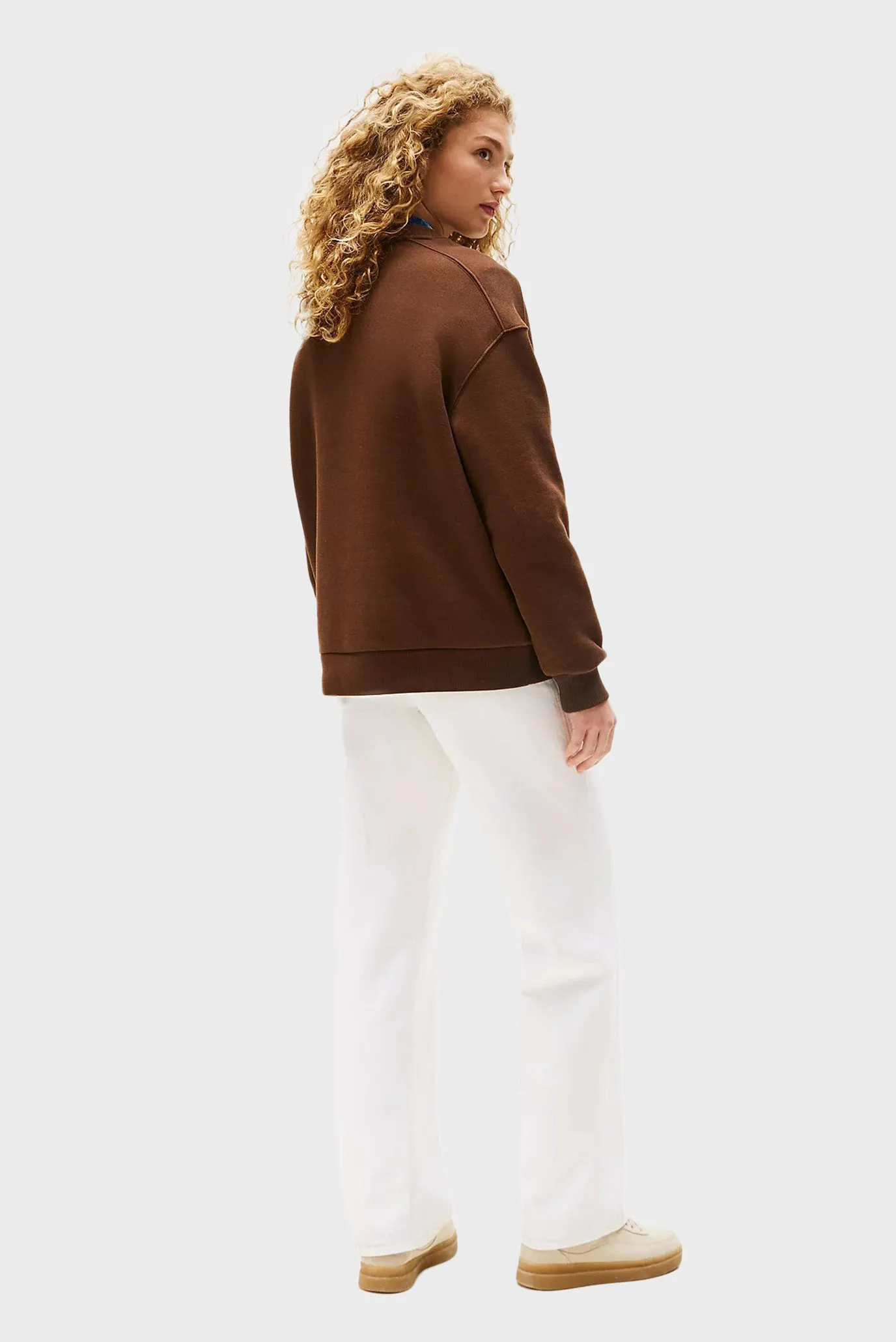 Жіночий коричневий світшот VARSITY MDRN TERRY 3