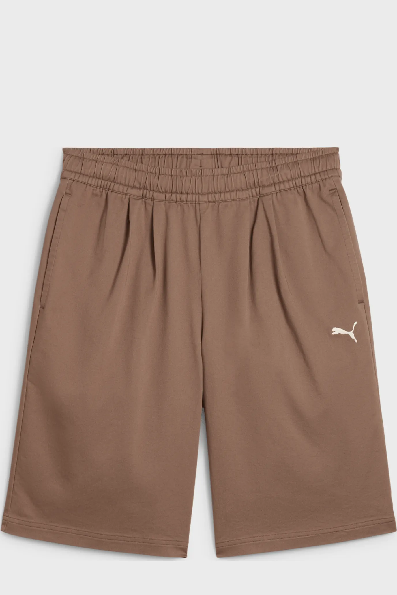 Чоловічі коричневі шорти Wardrobe Essentials Woven Long Line Relaxed 11