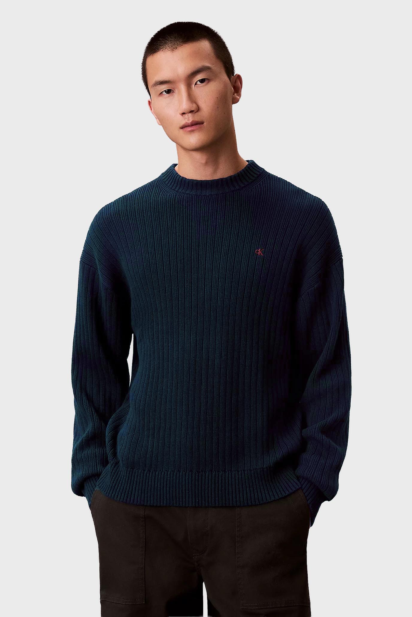Мужской темно-синий джемпер VERTICAL TEXTURE Синий XL Calvin Klein Jeans LV04RD314G Мужской темно-синий джемпер VERTICAL TEXTURE Синий XL Calvin Klein Jeans LV04RD314G