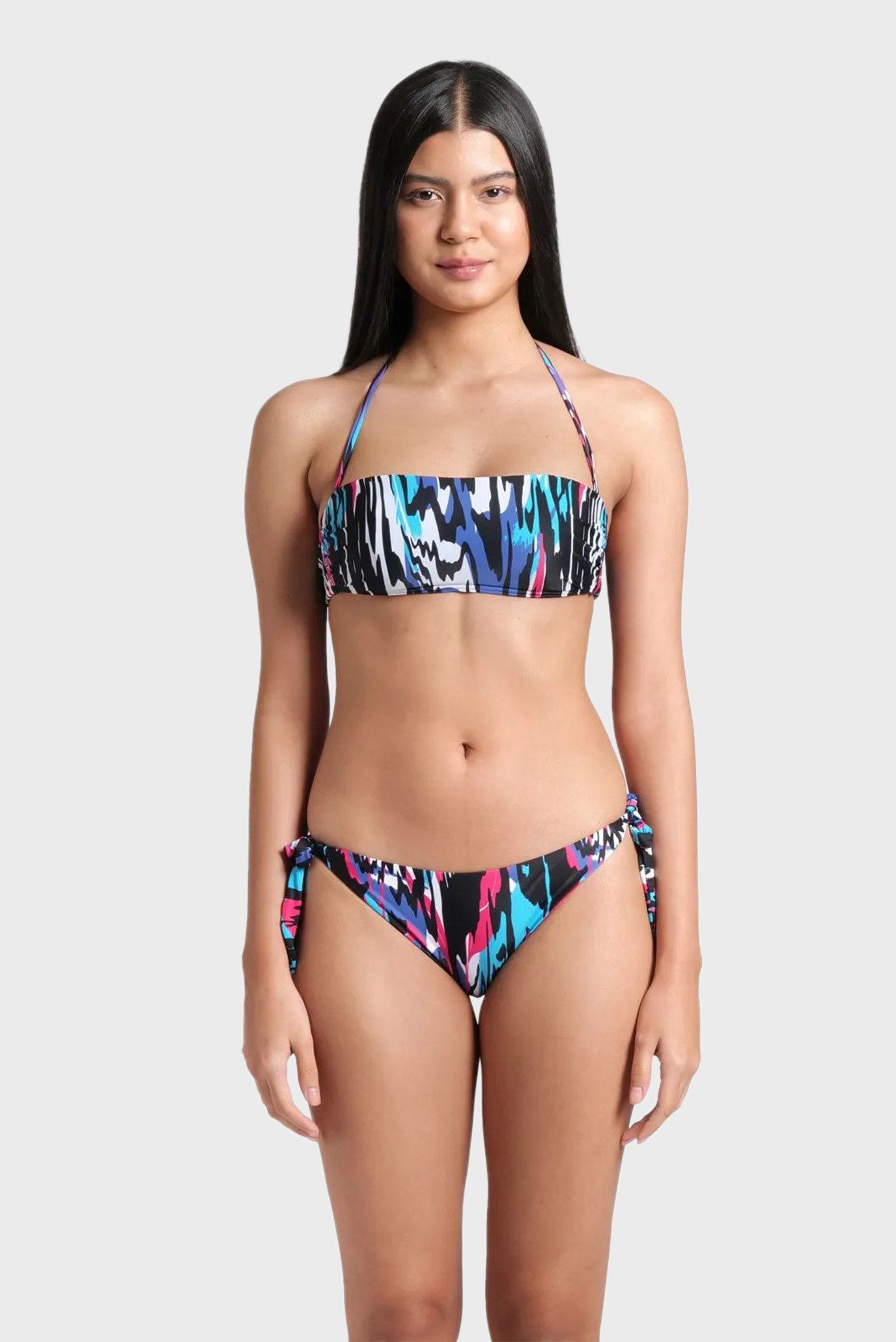 Женский купальник с узором WATER PRINTS BIKINI BANDEAU Разноцветный L Arena 007083-501 Женский купальник с узором WATER PRINTS BIKINI BANDEAU Разноцветный L Arena 007083-501