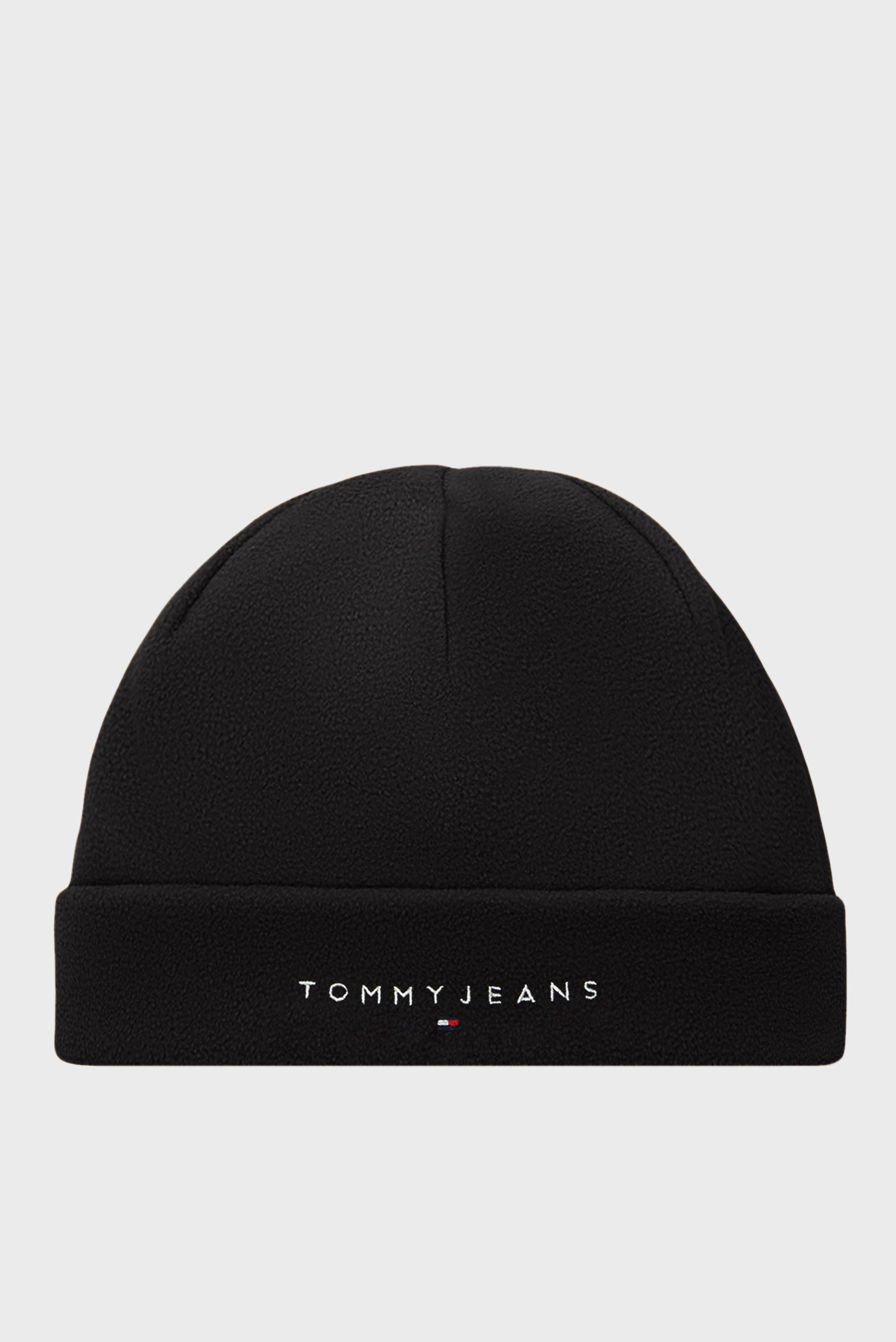 Мужская черная шапка TJM LINEAR LOGO FLEECE BEANIE 1