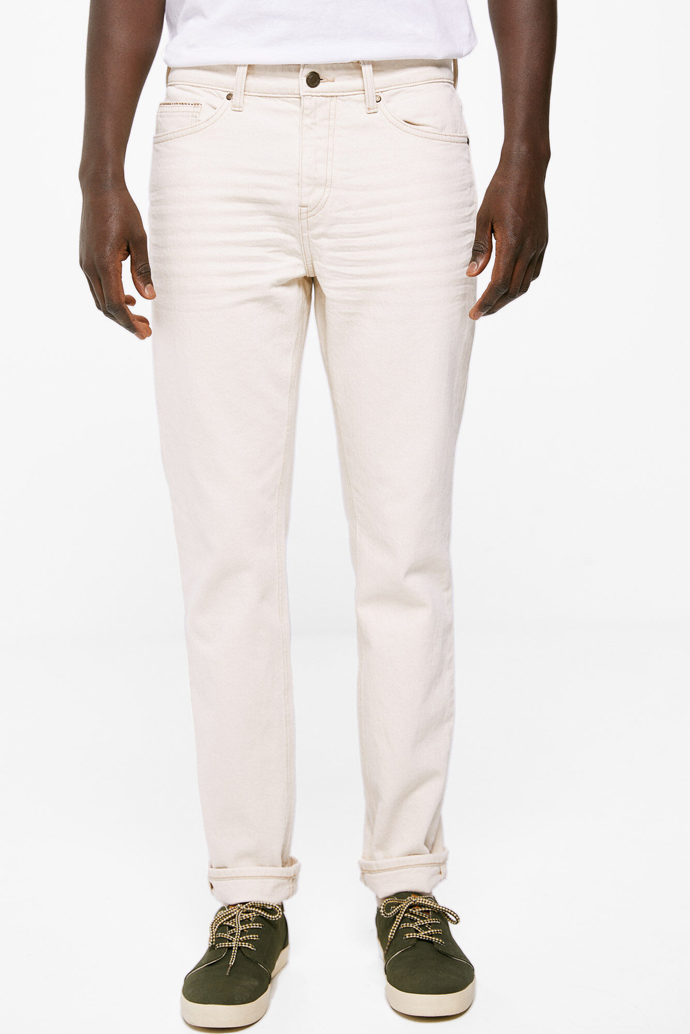 Чоловічі білі джинси 1