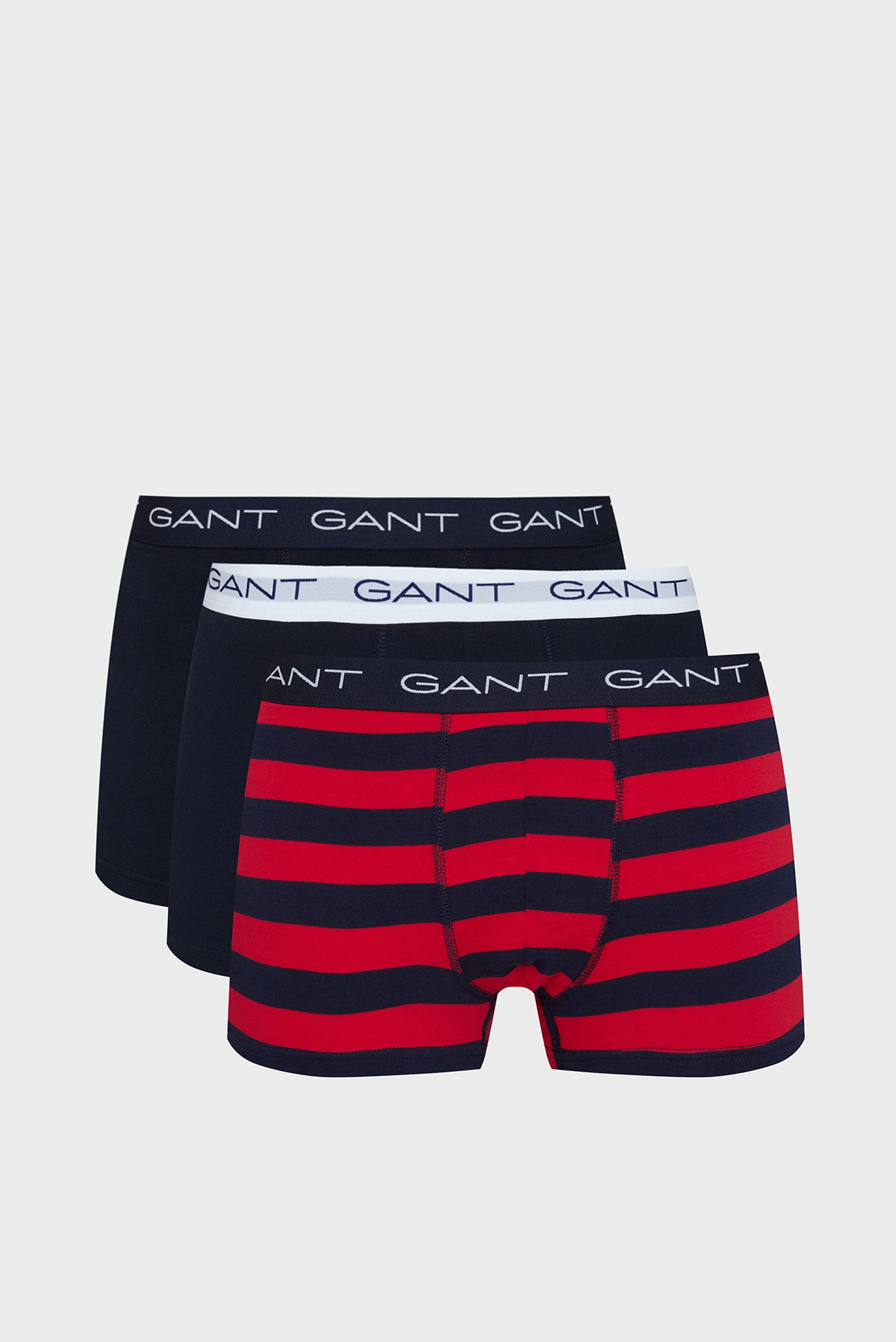Мужские темно-синие боксеры (3 шт) STRIPE TRUNK 3 PACK Синий XXL Gant 902513043 Мужские темно-синие боксеры (3 шт) STRIPE TRUNK 3 PACK Синий XXL Gant 902513043