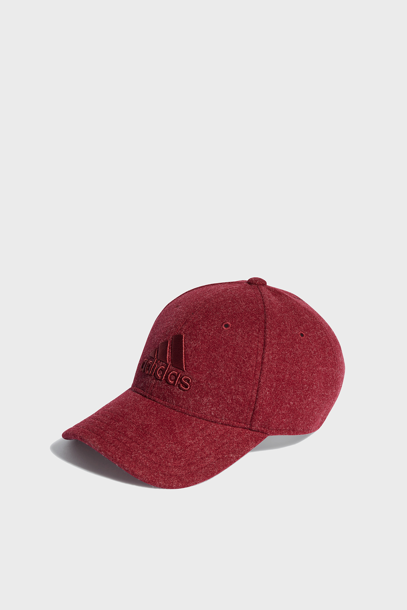 Бордовая кепка Wool 1