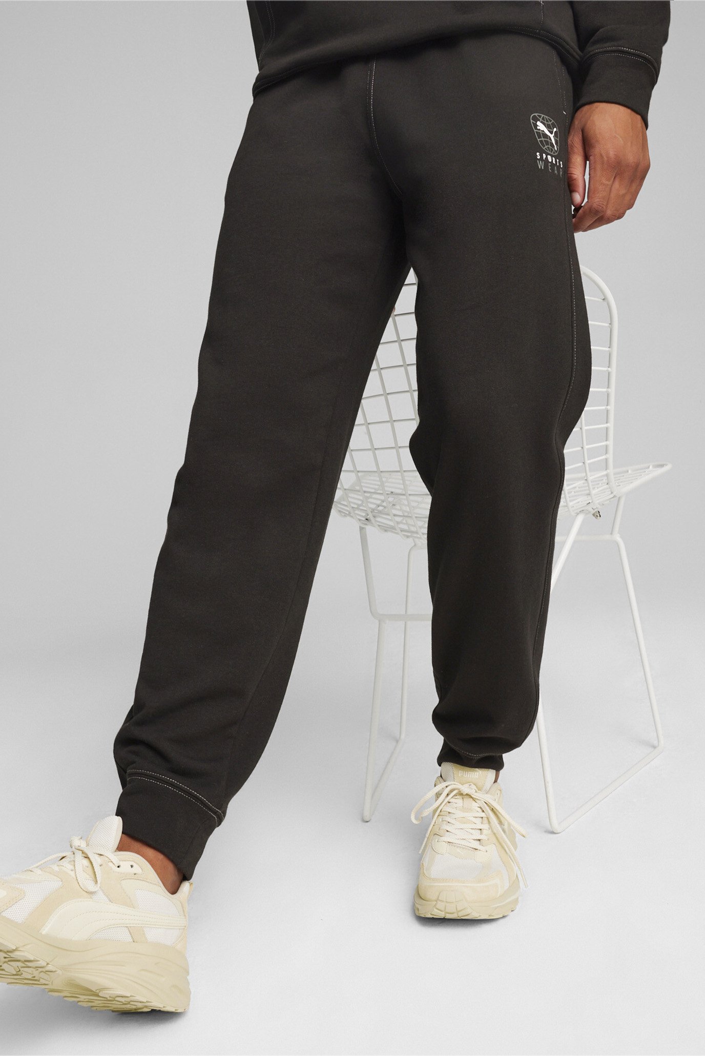 Чоловічі чорні спортивні штани BETTER SPORTSWEAR Men's Sweatpants 1