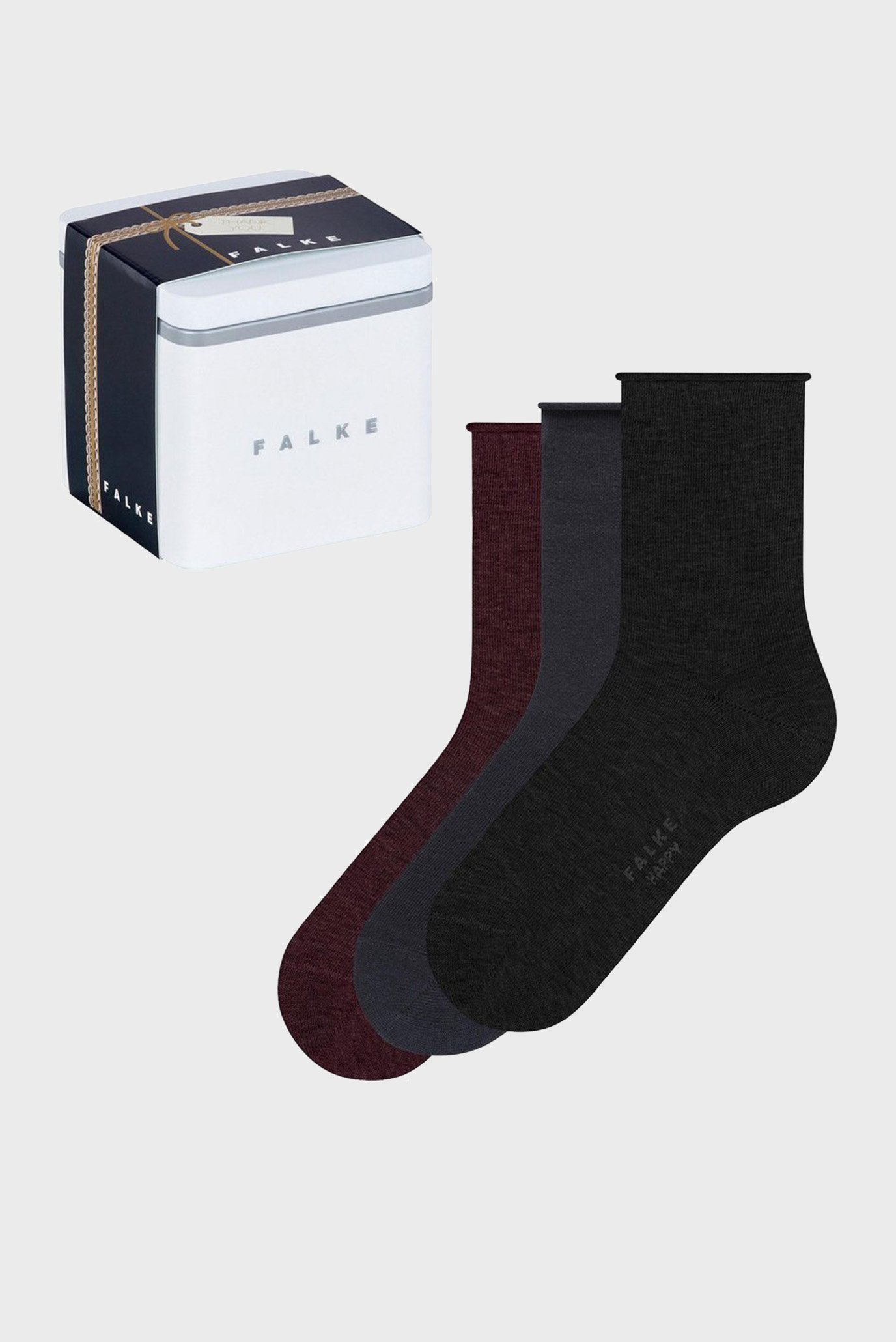 Жіночі шкарпетки (3 пари) FALKE HAPPY GIFTBOX 1