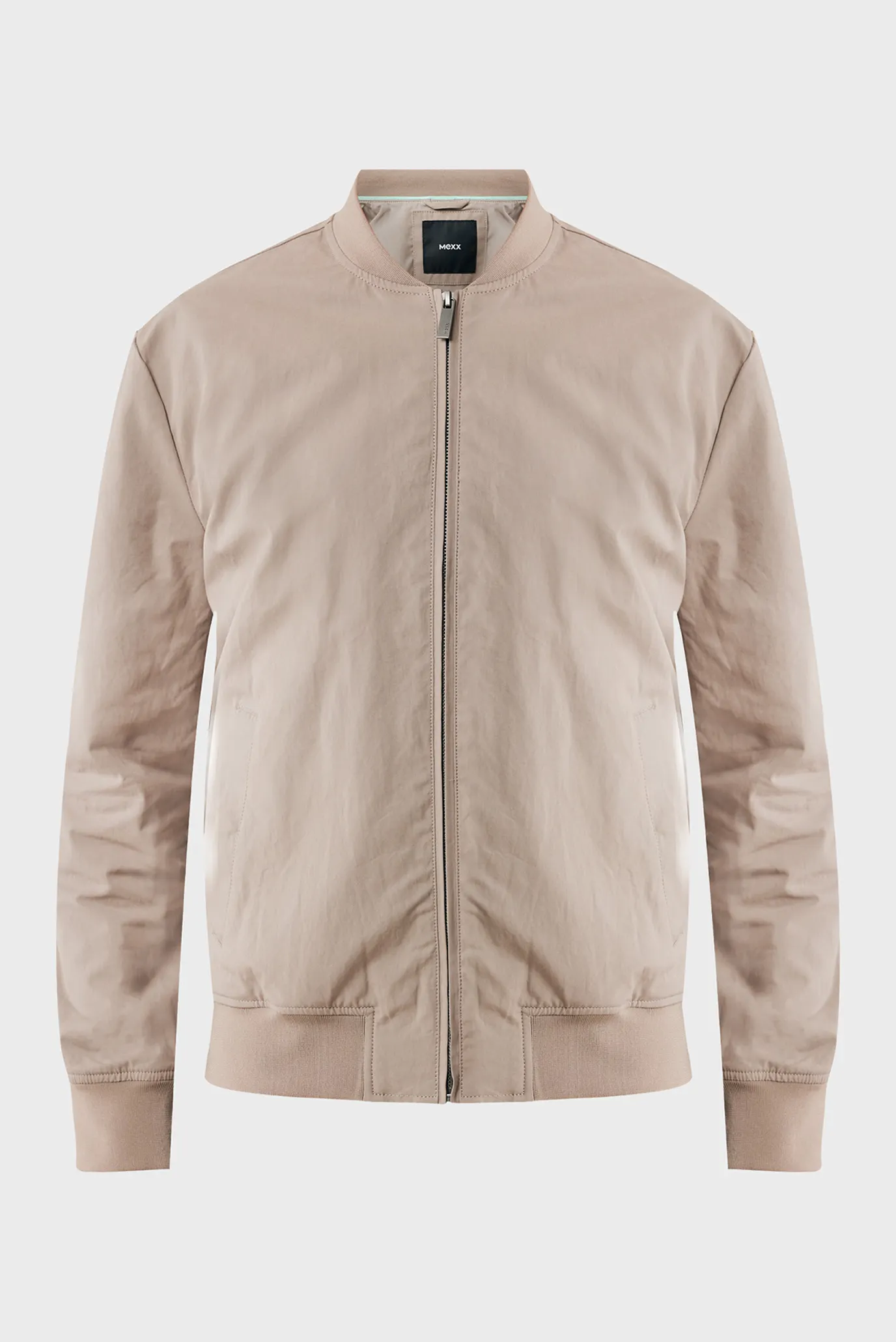 Чоловічий бежевий бомбер Cotton blend bomber jacket 6