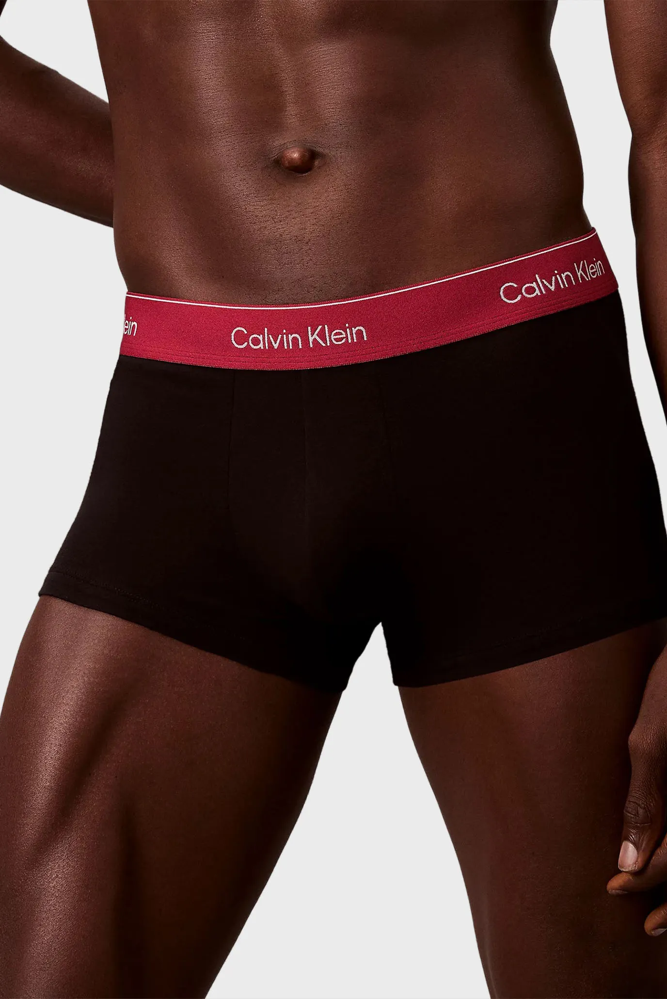 Мужские черные боксеры (3 шт) LOW RISE TRUNK 5