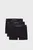 Мужские черные боксеры (3 шт) LOW RISE TRUNK