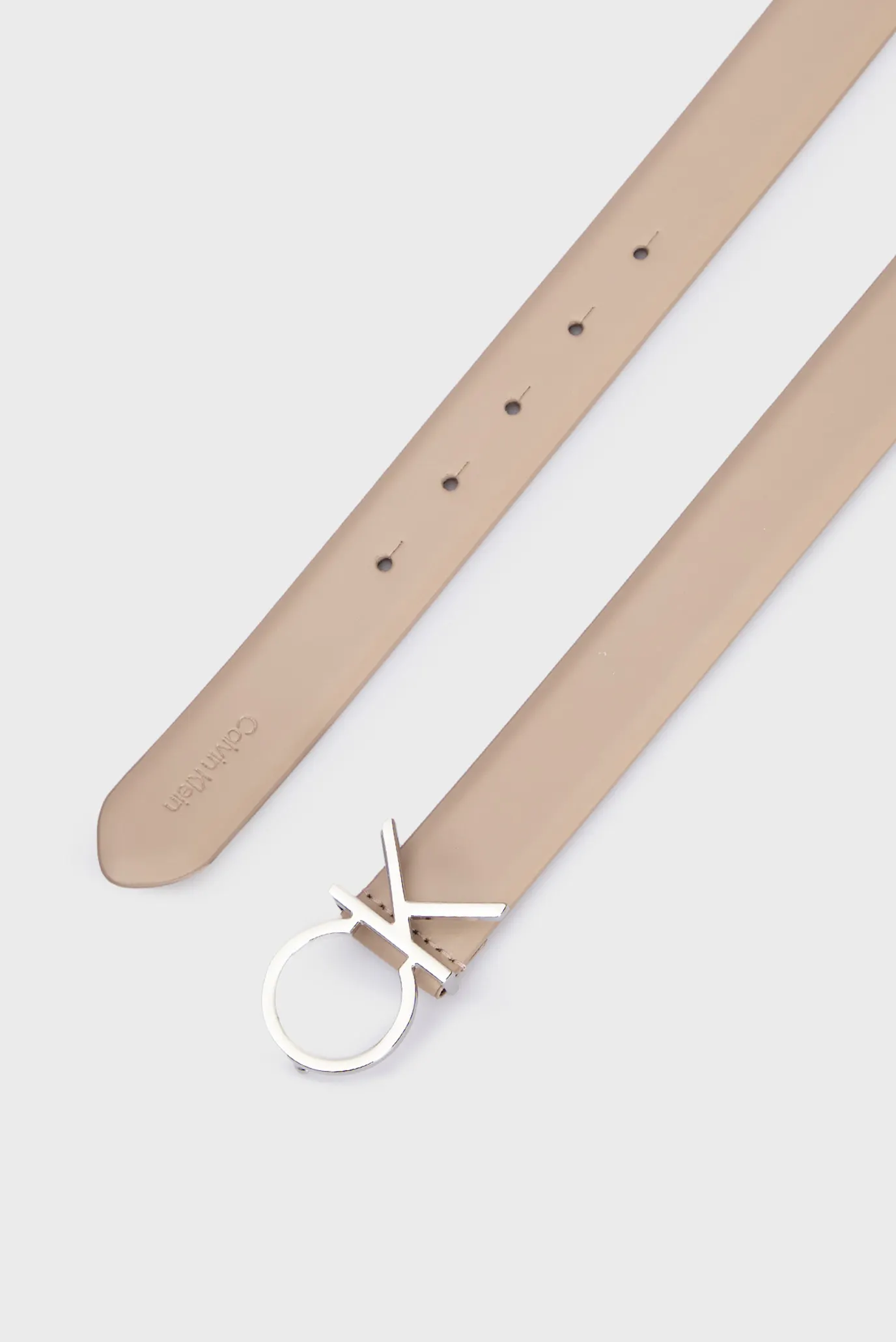 Жіночий бежевий шкіряний ремінь 3