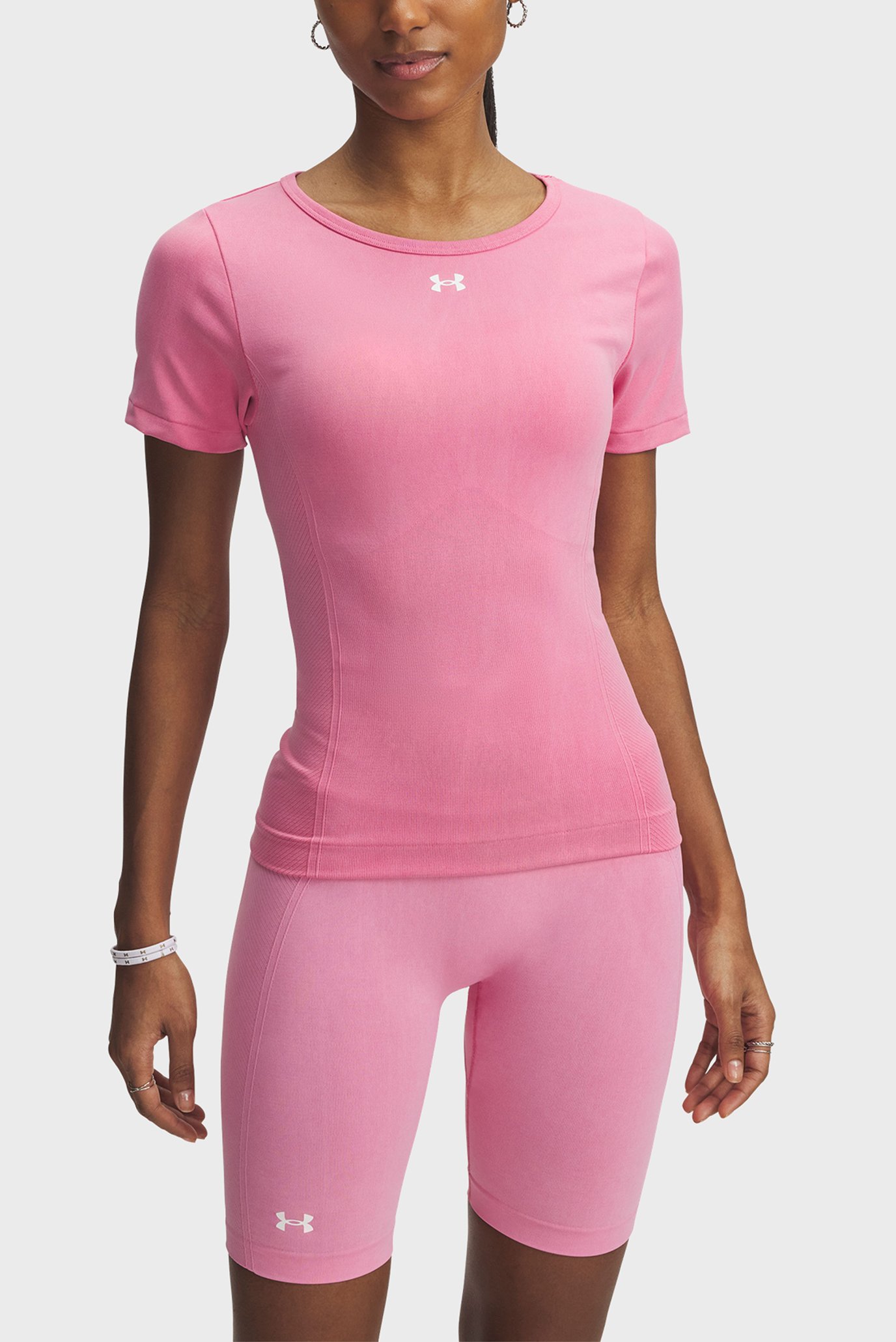 Женская розовая футболка Vanish Seamless Washed SS Розовый S Under Armour 1388112-681 Женская розовая футболка Vanish Seamless Washed SS Розовый S Under Armour 1388112-681