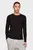 Мужской черный лонгслив STRETCH SLIM FIT LONG SLEEVE TEE