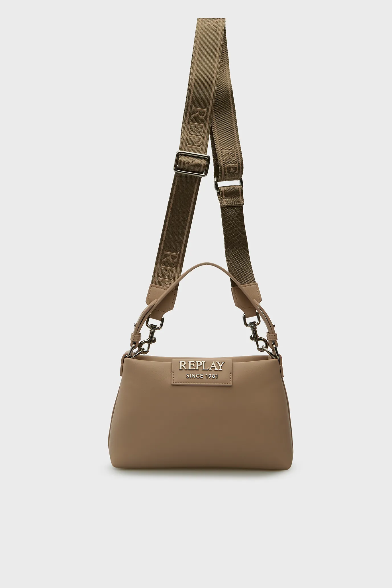 Жіноча бежева сумка 5