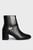 Женские черные кожаные ботильоны ANKLE BOOT 55 W/HW LTH