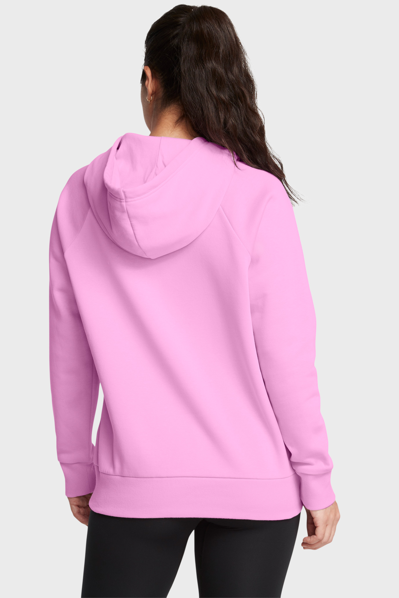 Женское розовое худи UA Rival Fleece Big Logo Hdy Under Armour 1379501-638 Женское розовое худи UA Rival Fleece Big Logo Hdy Under Armour 1379501-638