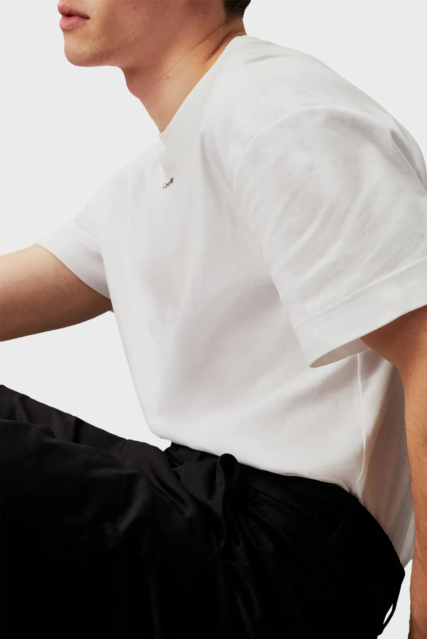 Чоловічі чорні шорти SATEEN STRETCH REGULAR STRAIGHT 4