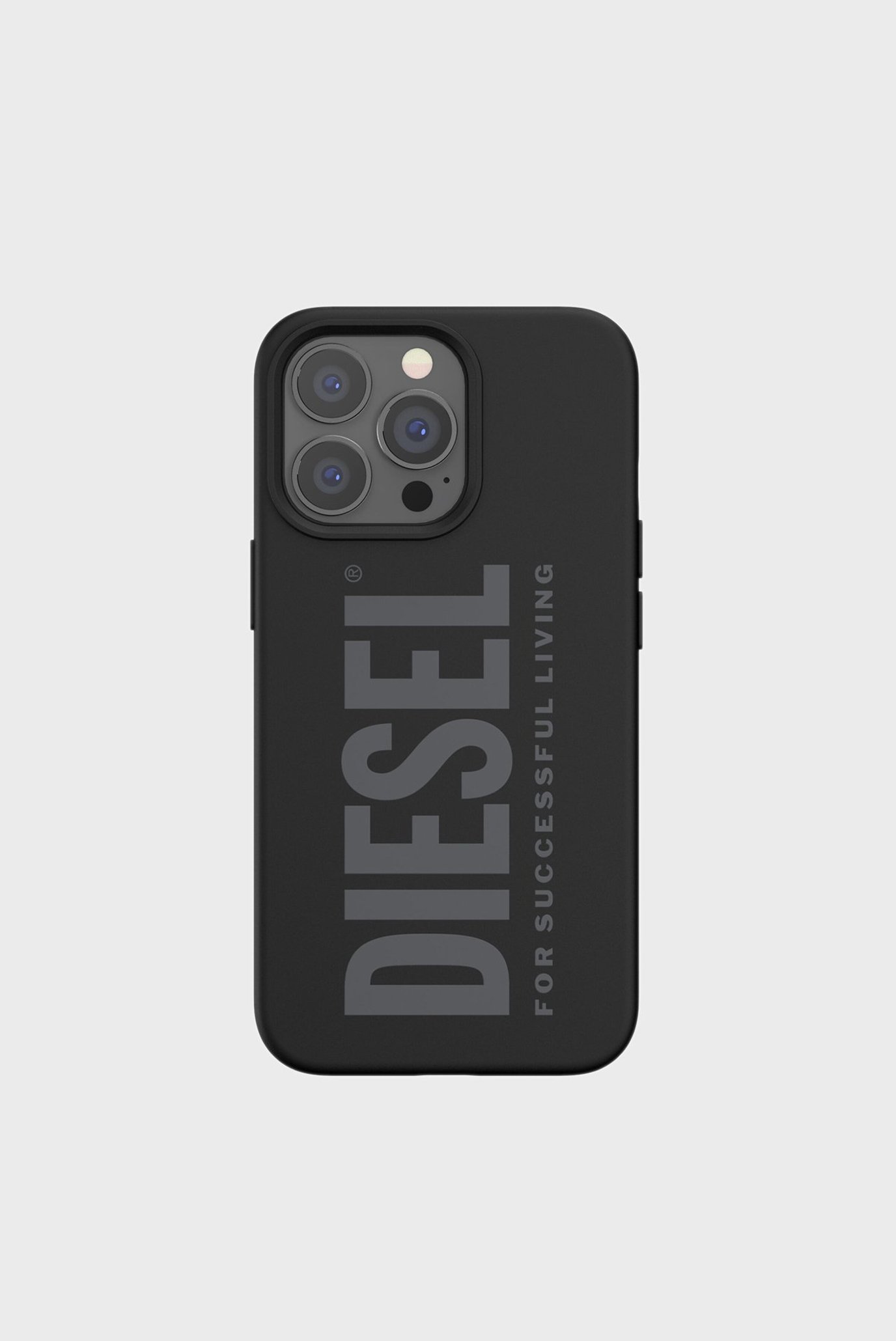 Чорний чохол для телефону Diesel Silicone Case для iPhone 13 Pro 1