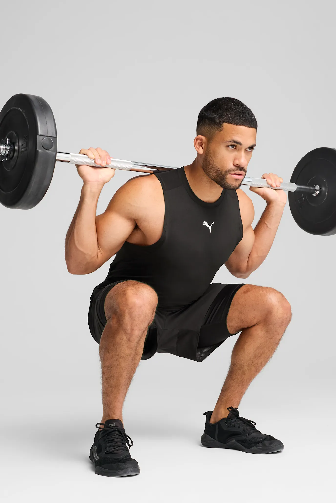 Чоловіча чорна майка CLOUDSPUN Soft Breathable Tank Men 2