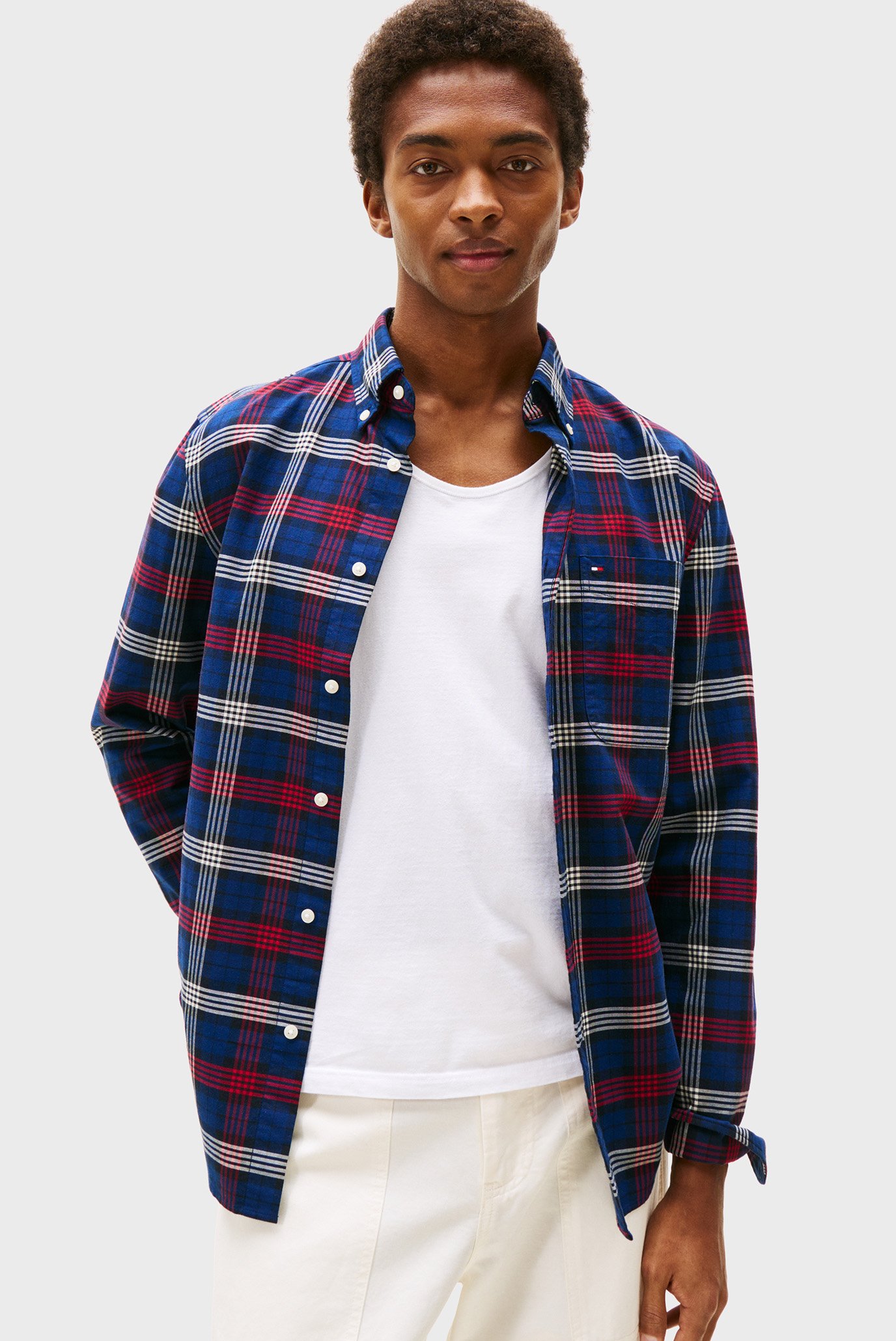 Мужская рубашка в клетку HERIT OXFD CHECK Разноцветный XXL Tommy Hilfiger MW0MW39681 Мужская рубашка в клетку HERIT OXFD CHECK Разноцветный XXL Tommy Hilfiger MW0MW39681