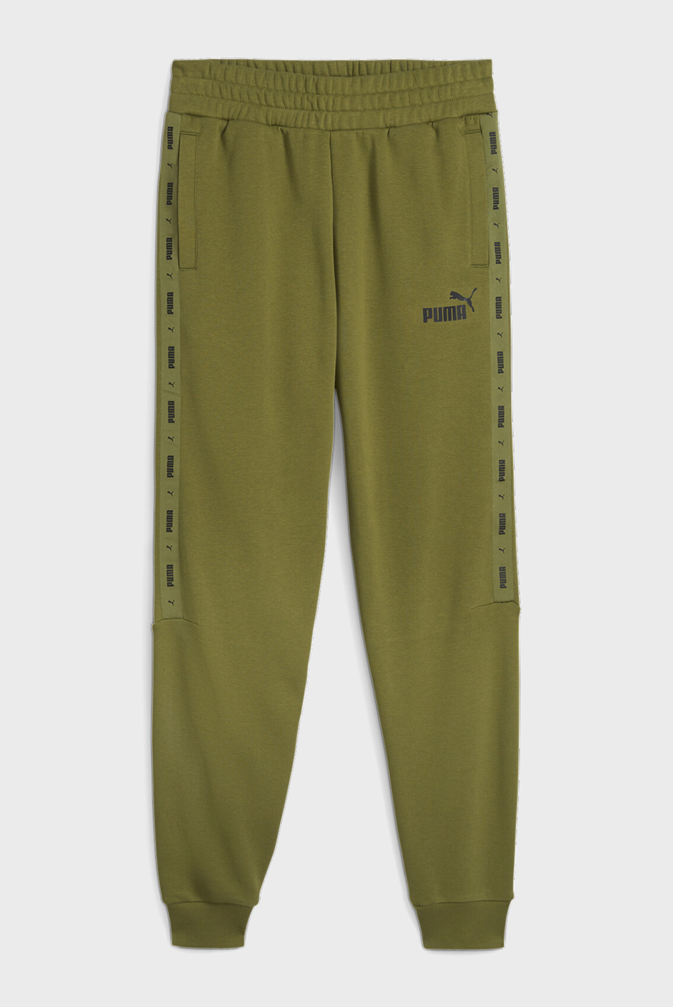 Чоловічі оливкові спортивні штани Essentials+ Tape Men's Sweatpants 1