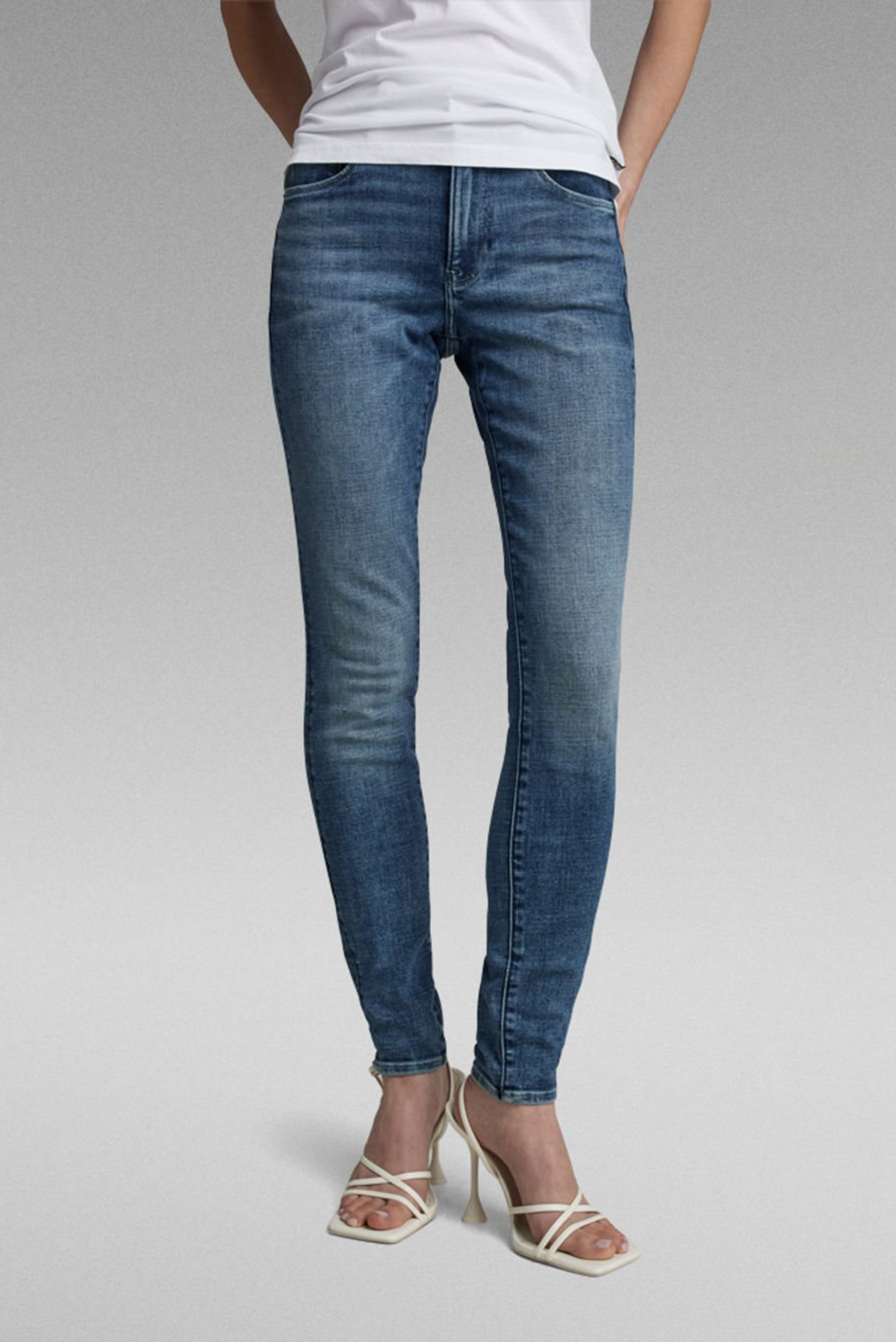 Женские синие джинсы 3301 Skinny 1