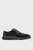 Мужские черные кожаные броги Grand Plus Wingtip Oxford