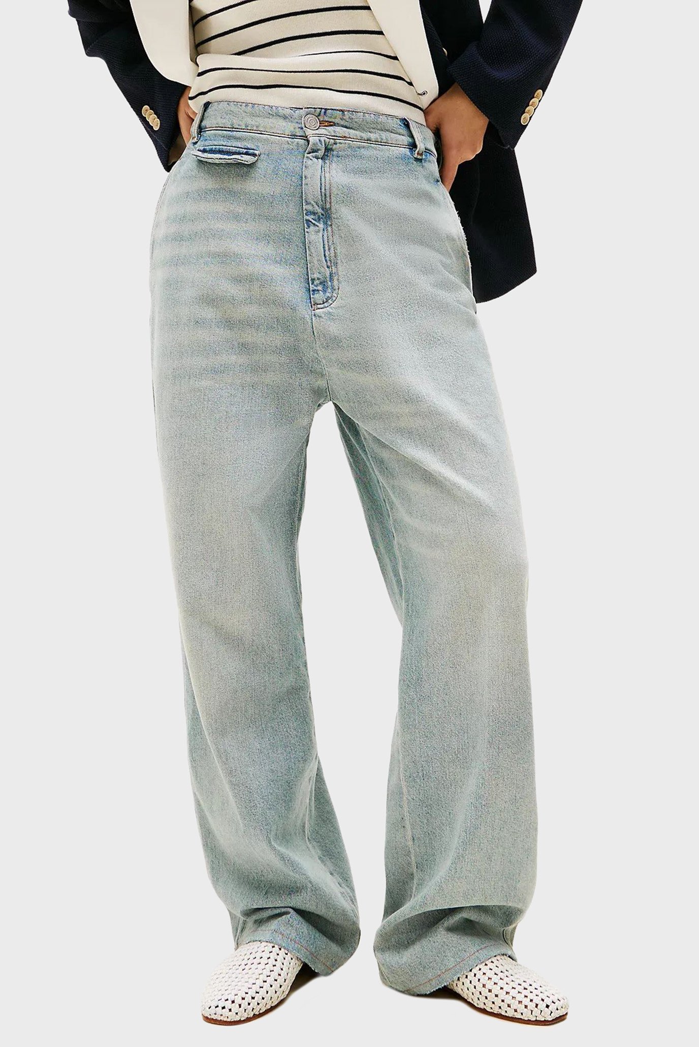 Женские голубые джинсы The Runway Collection Голубой 25-32 Tommy Hilfiger WW0WW47571 Женские голубые джинсы The Runway Collection Голубой 25-32 Tommy Hilfiger WW0WW47571