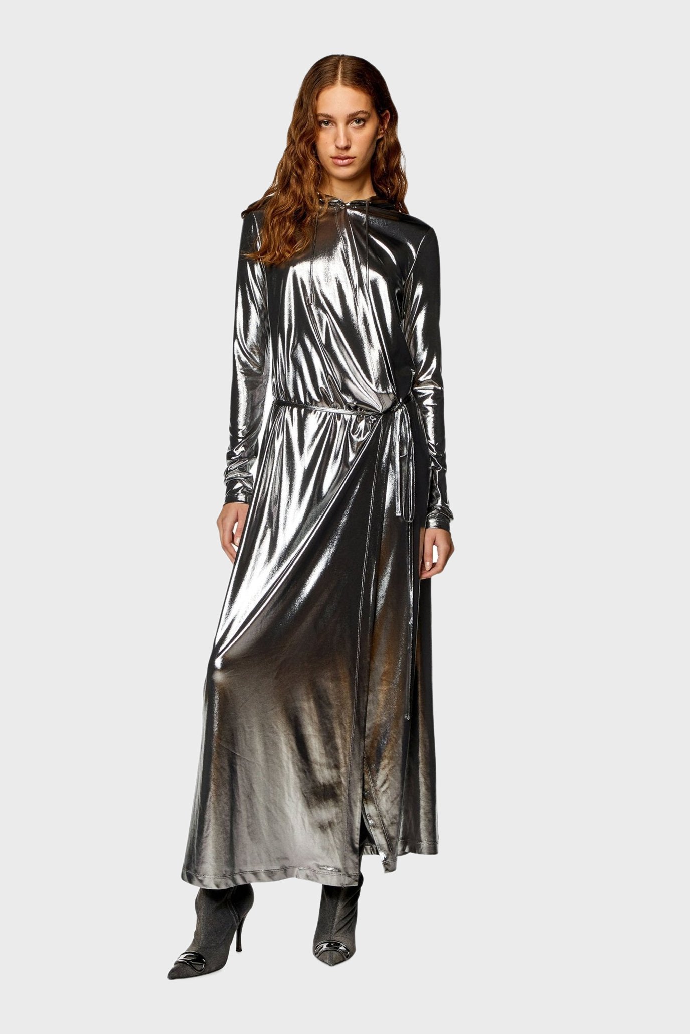 Жіноча срібляста сукня D-FANZY-N1 1
