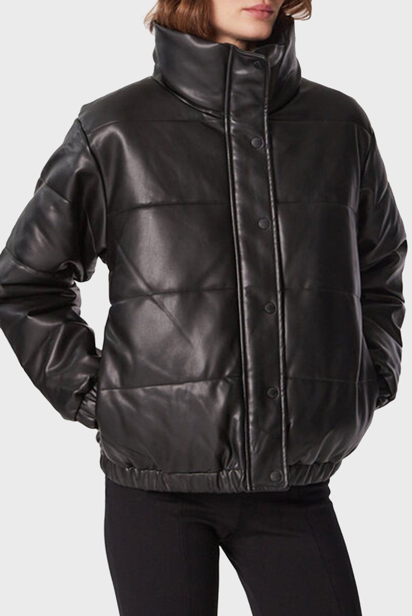 Женская черная куртка Черный L DKNY DP2J9077 Женская черная куртка Черный L DKNY DP2J9077