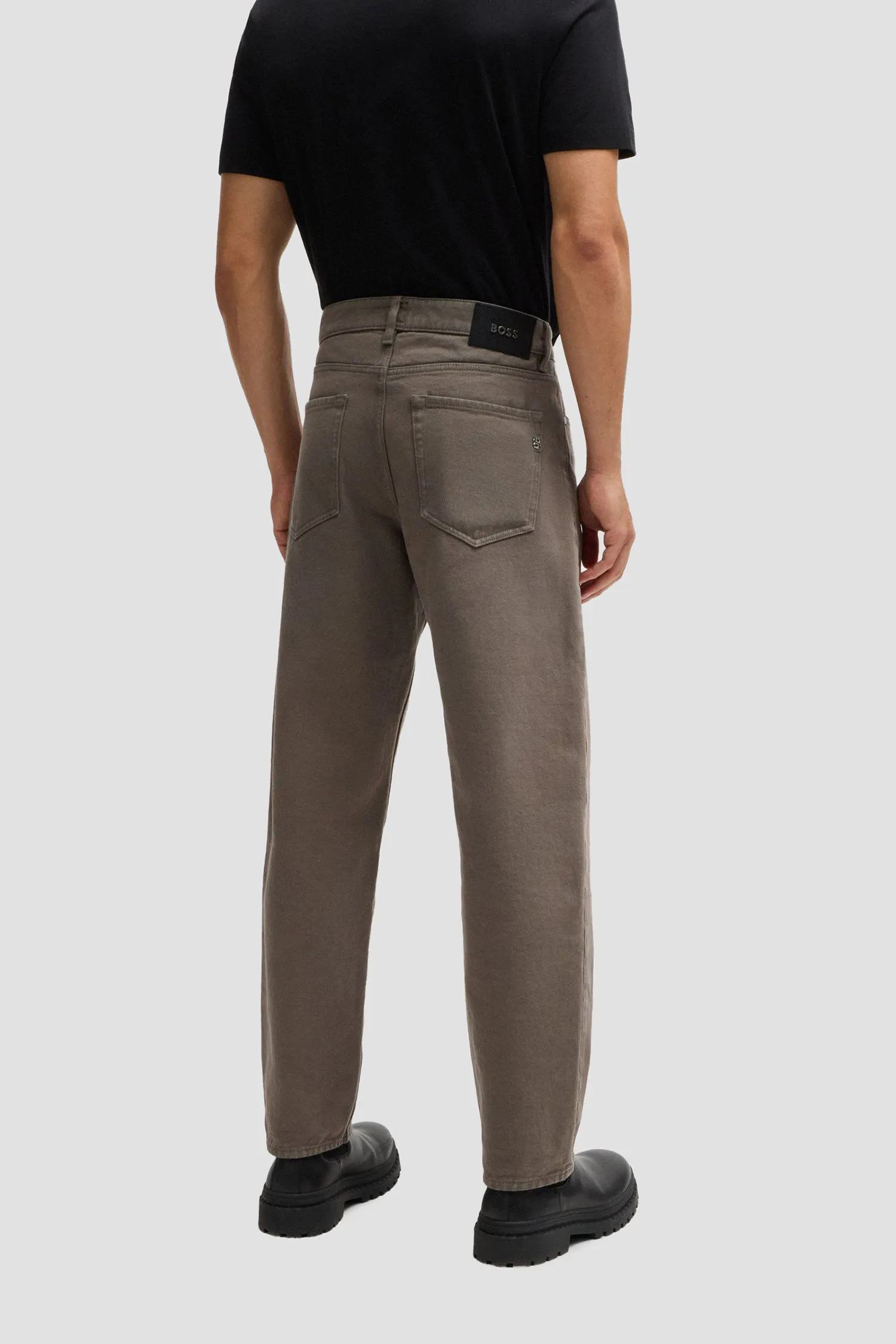 Мужские коричневые джинсы 3